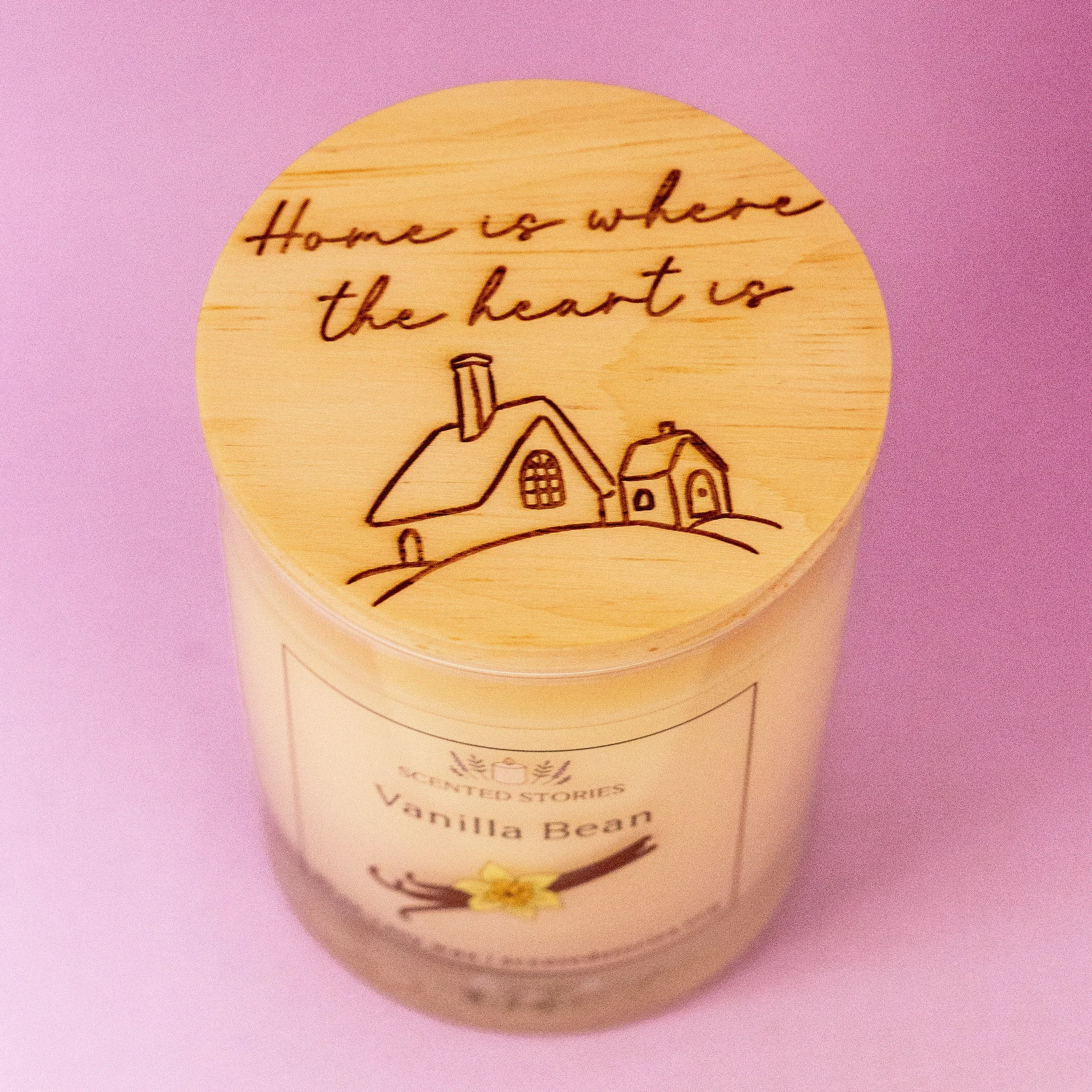 Home Is Where the Heart Is Candle