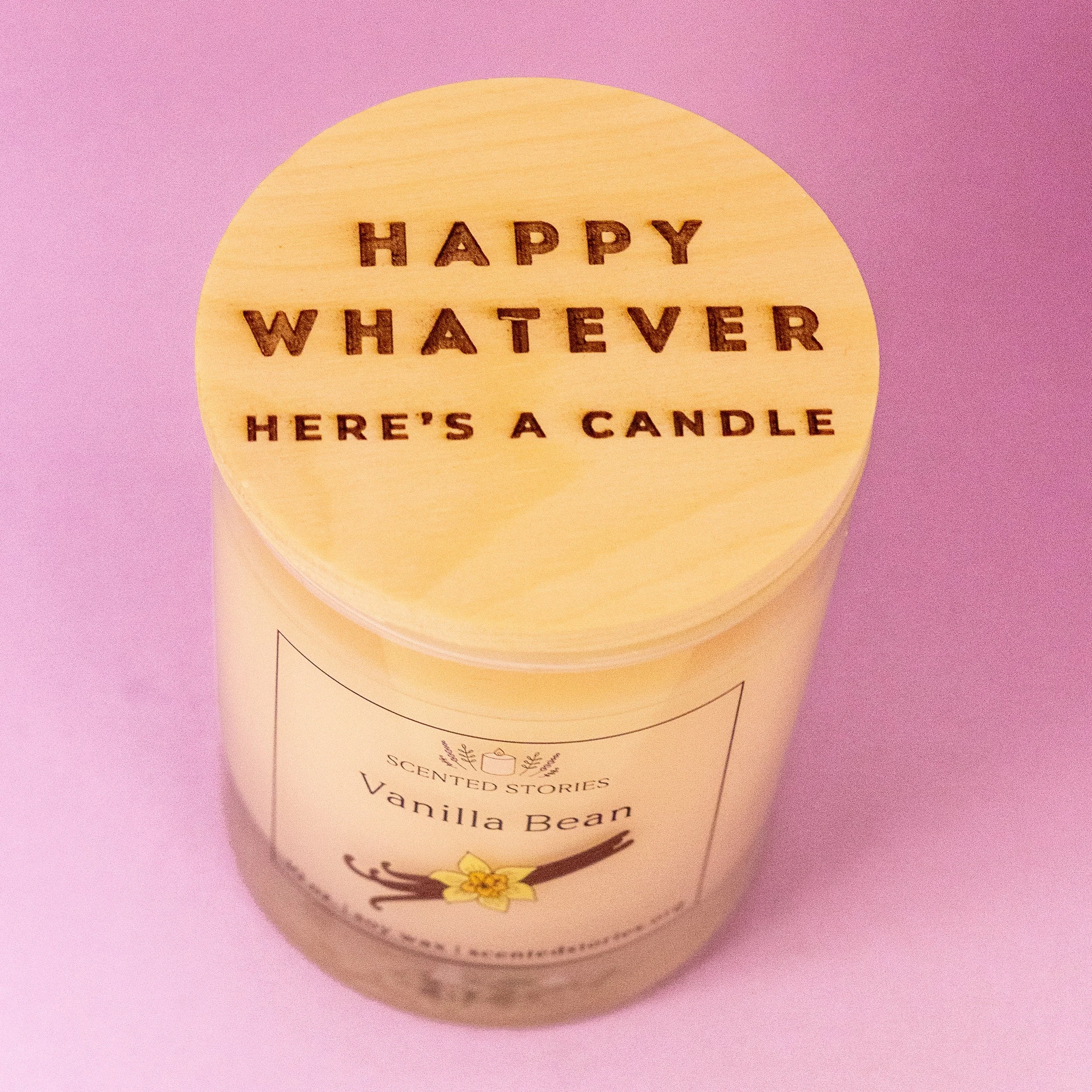 Happy Whatever Candle