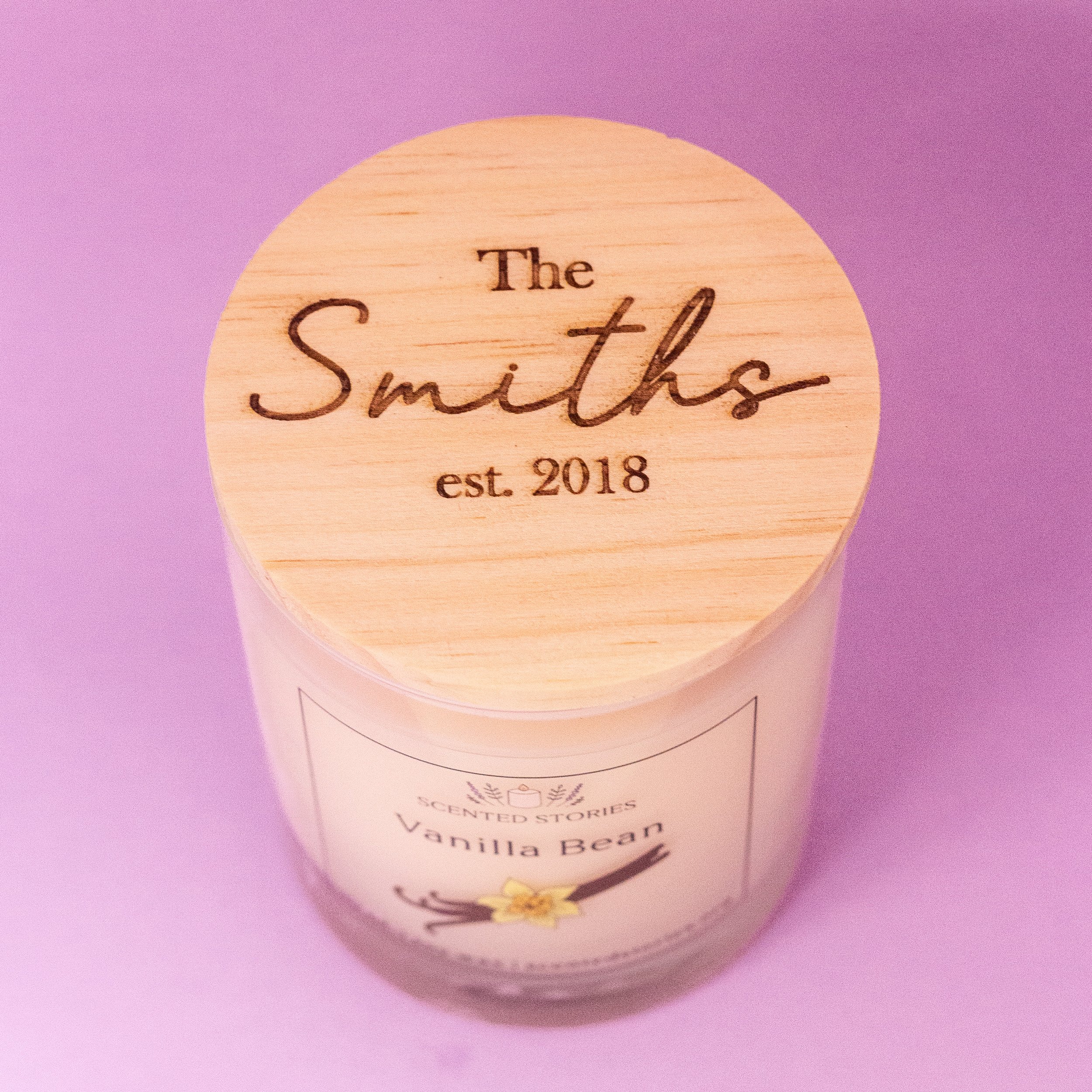 Personalized Family Candle