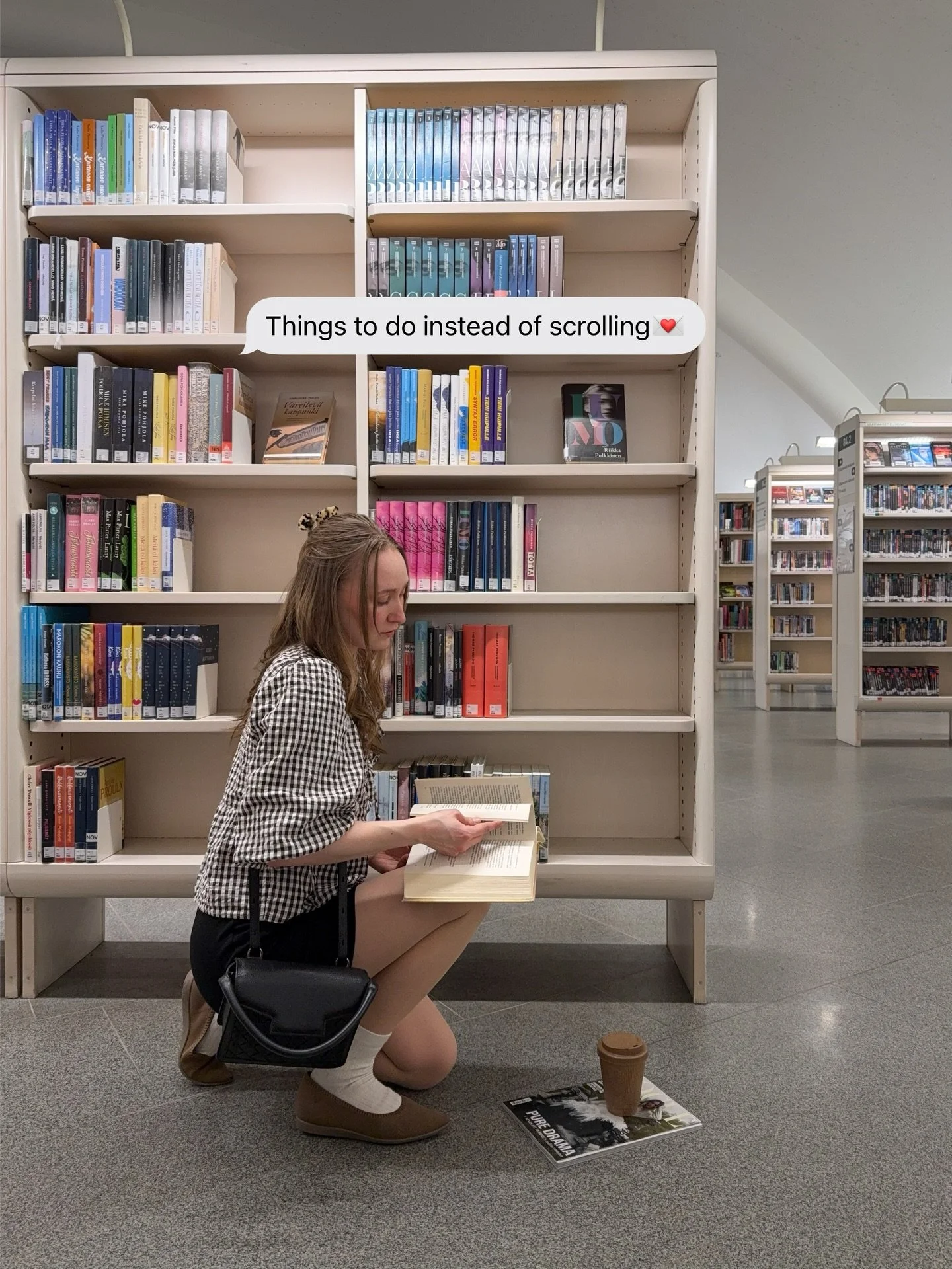 In this modern world full of screens, it&rsquo;s so important to learn how to let go of scrolling, learn how to not over consume. You don&rsquo;t want to miss out on real life by being too pulled in by the things happening online.

So, here&rsquo;s f