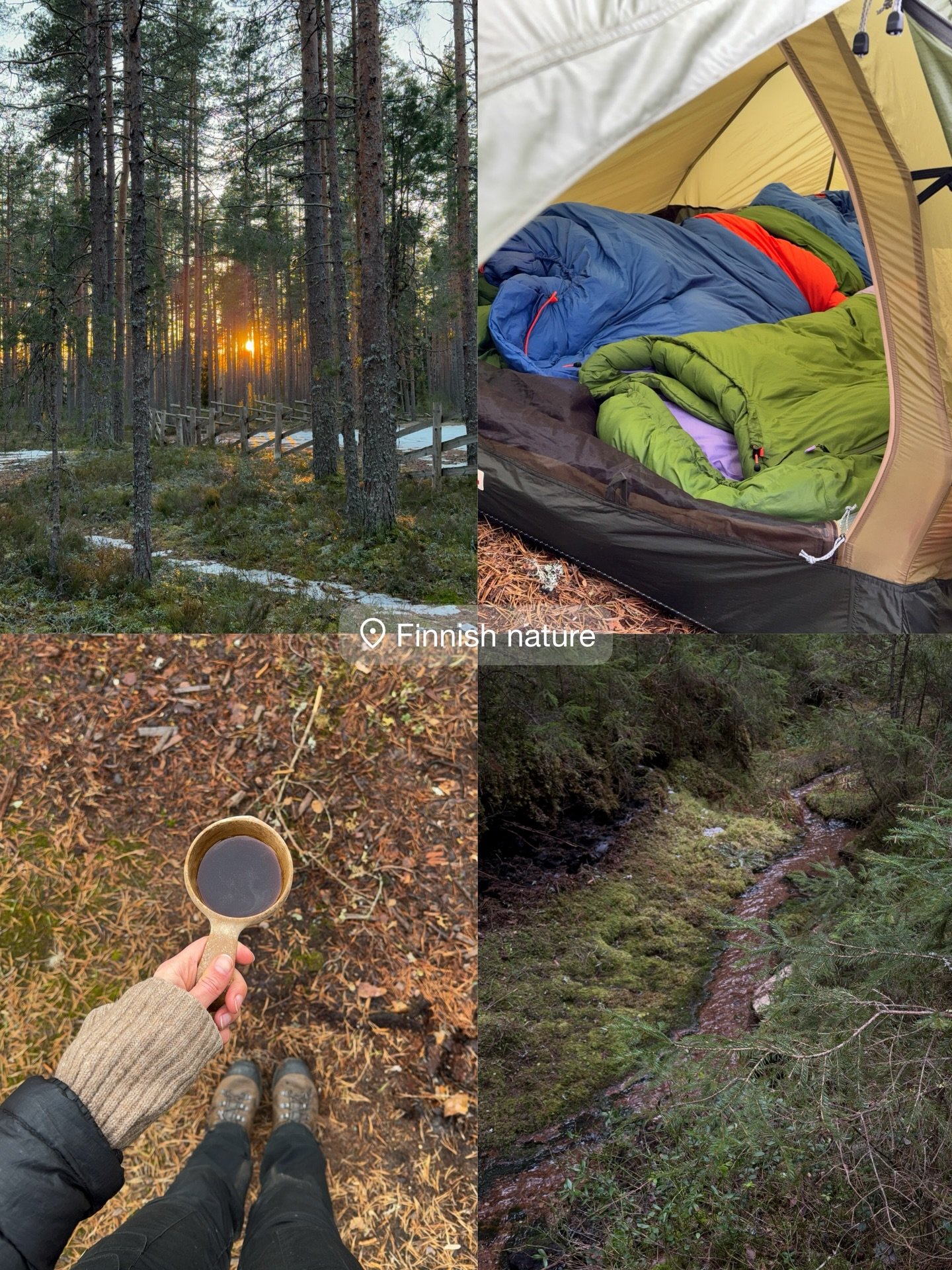 This is the real luxury &mdash; having a cup of coffee outdoors, getting in the fresh forest air, exploring the beauty of nature and experiencing the seasons deeply.✨

📍Lauhanvuori National Park
📍Kauhaneva - Pohjankangas National Park
