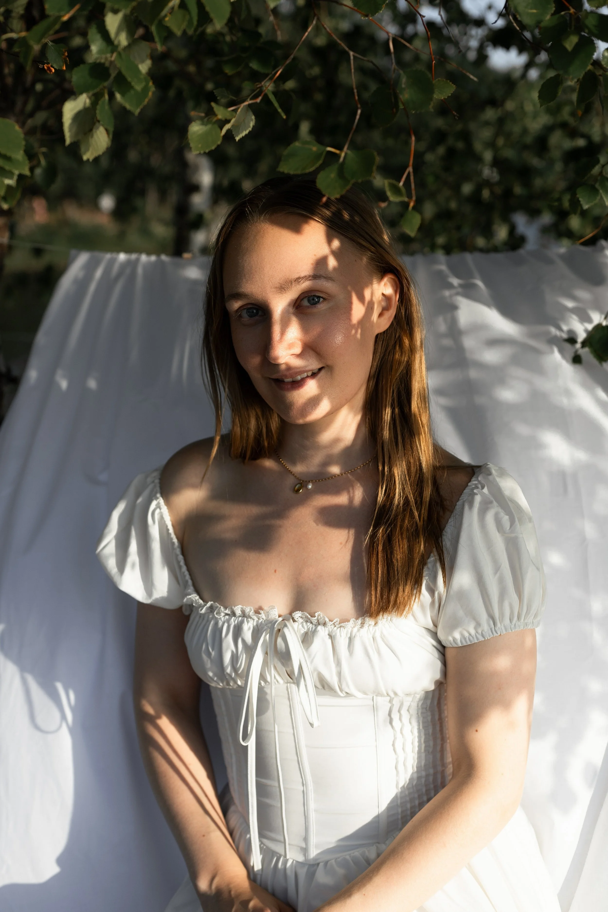 Soft content creator girl living her best life in Finnish nature.