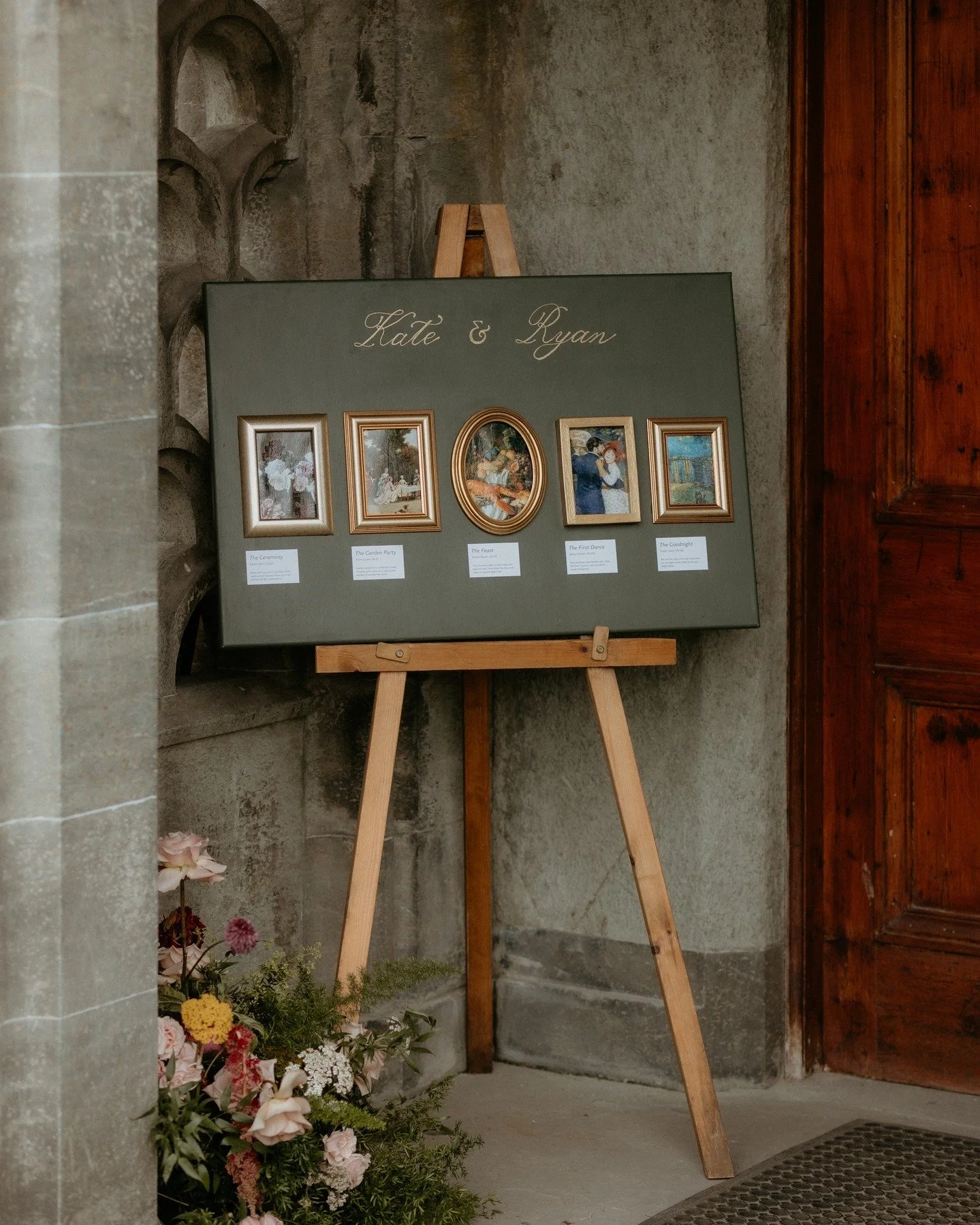 A wedding sign fit for an art gallery ✨ 

#onthedaystationery #bespokestationery #customstationery #weddingwelcomesign #weddingsign #fineartwedding #artgallerywedding #museumwedding #castlewedding