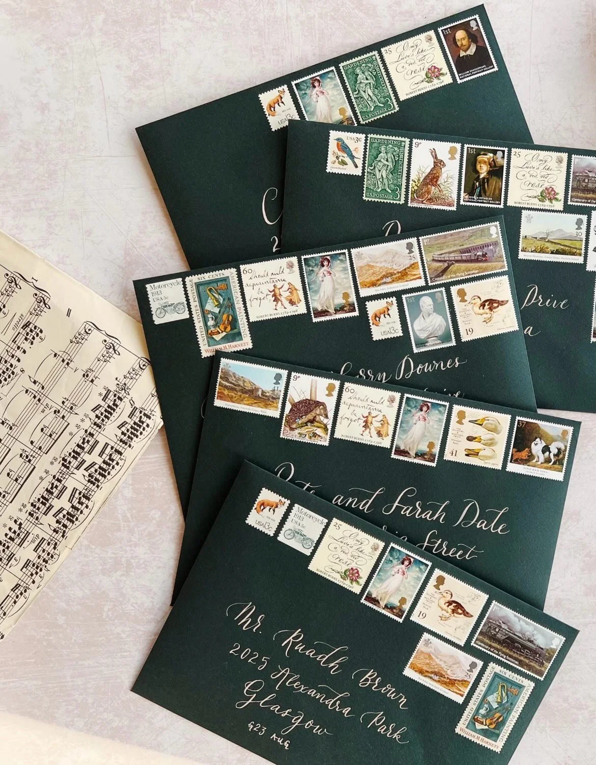 Vintage stamps may be my ultimate favorite invitation element &mdash; they&rsquo;re tiny works of art (and history!) that tell your story. Here are some things to know if you&rsquo;re considering these for your suite&hellip;

* Yes, they&rsquo;re val