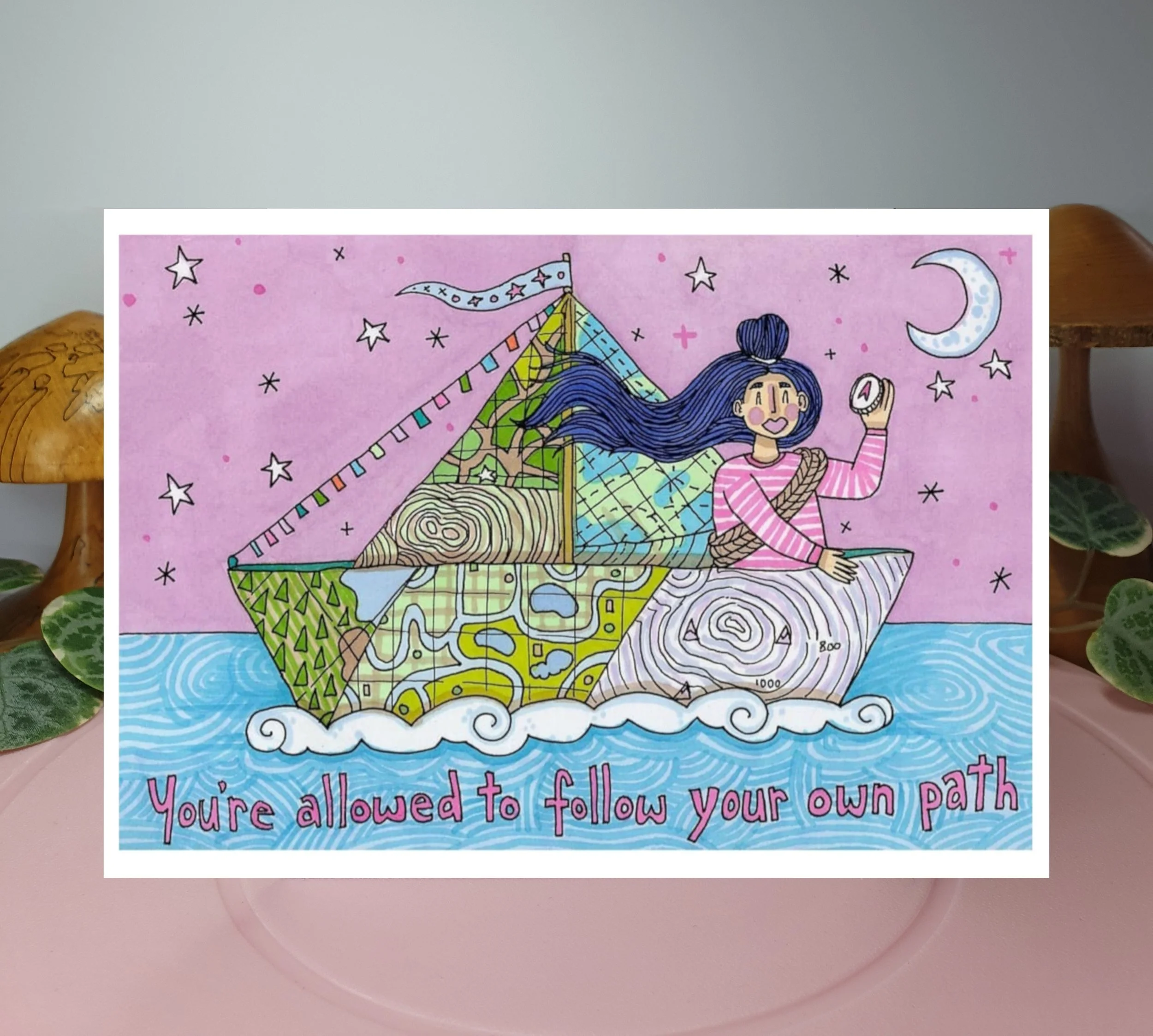 You're Allowed to Follow Your Own Path Giclée Art Print
