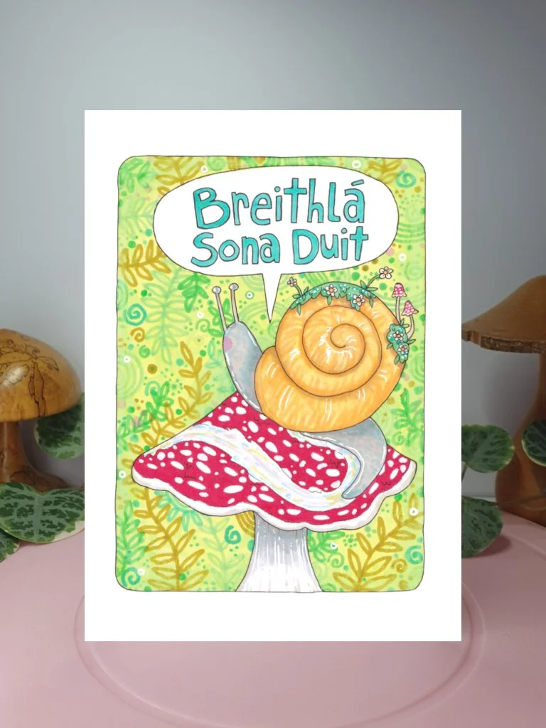 Breithlá Sona Duit (Happy Birthday) A6 greeting card