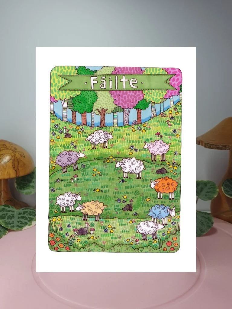 Fáilte (Welcome) A6 greeting card