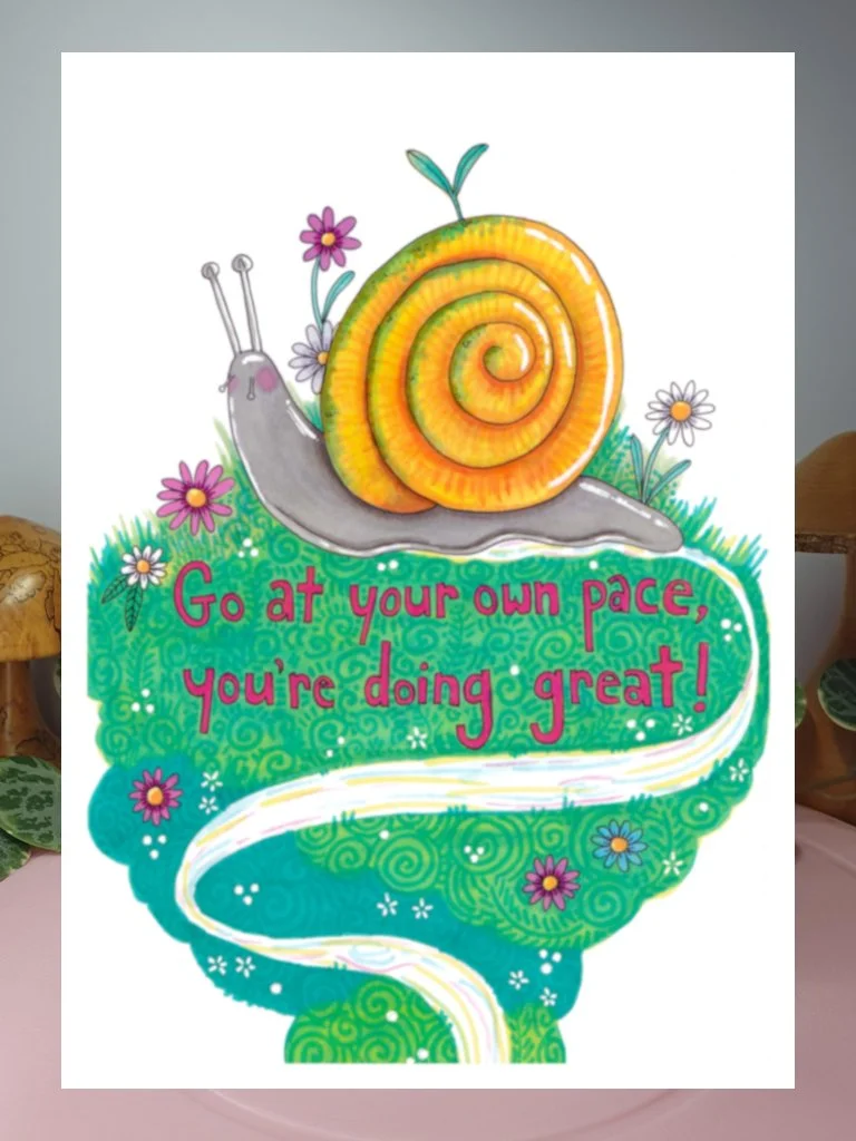 Go At Your Own Pace Giclée Art Print