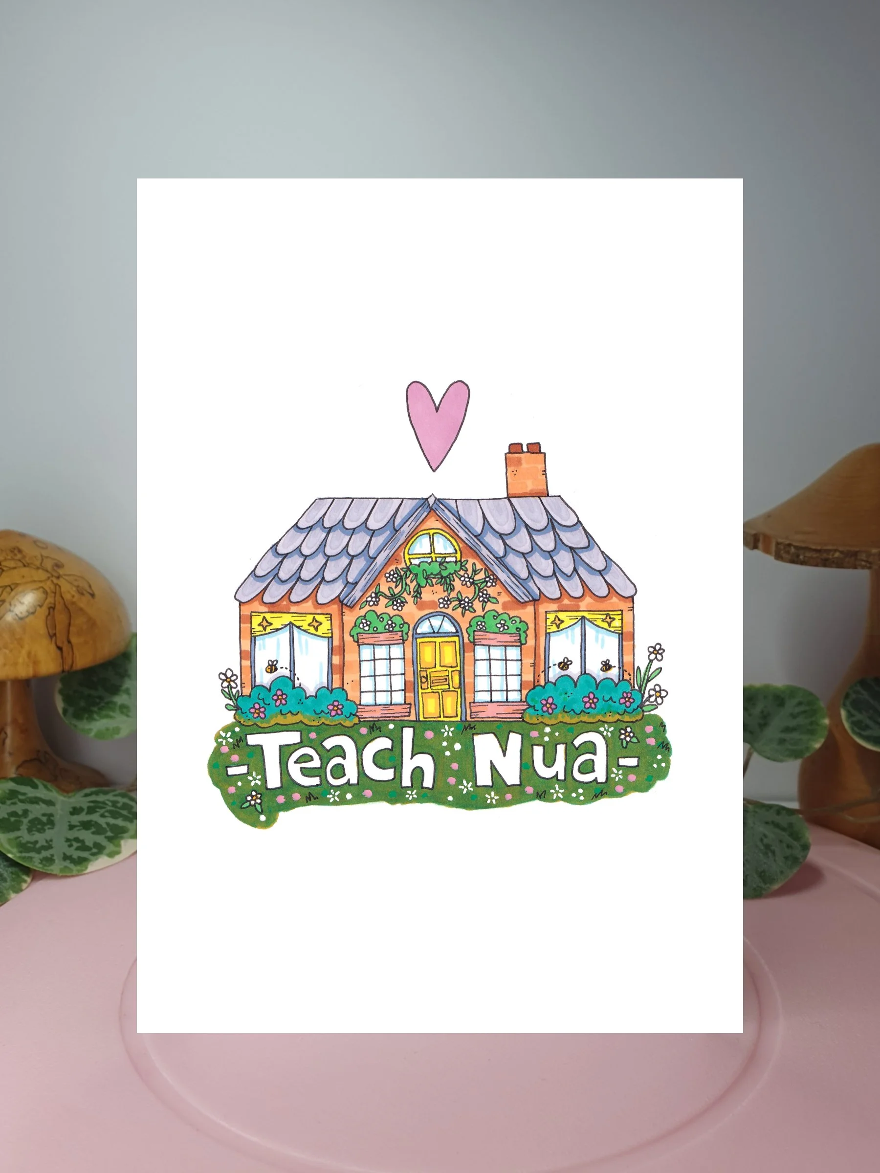 Teach Nua (Irish New Home) A6 greeting card