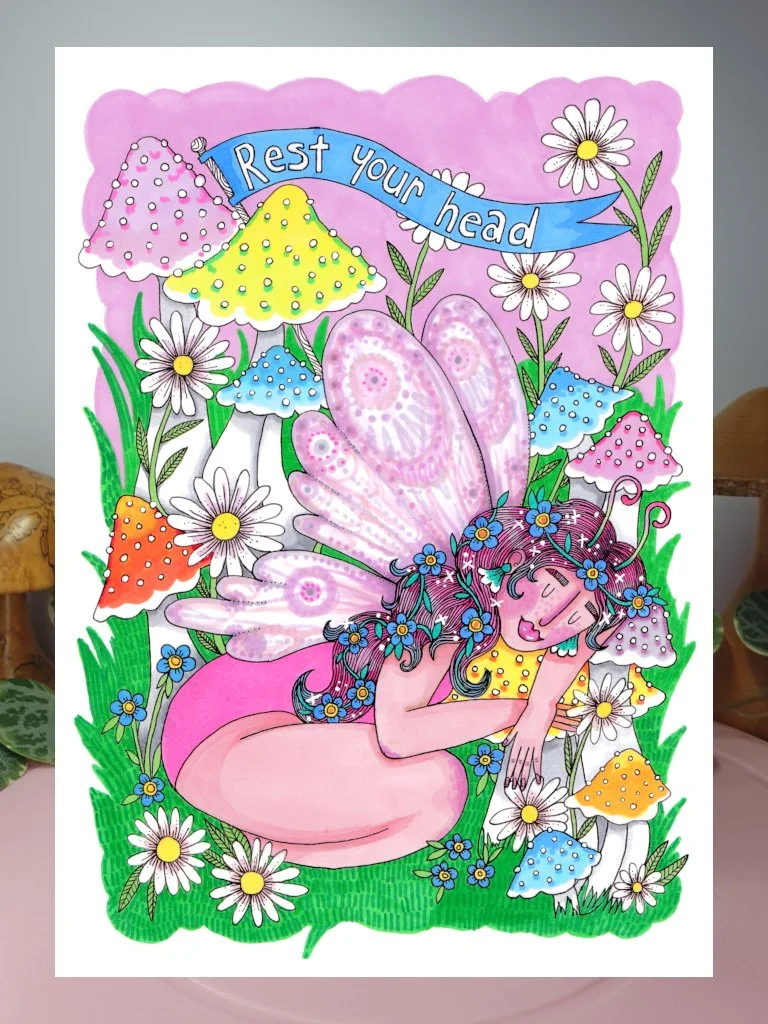Rest Your Head Giclée Art Print