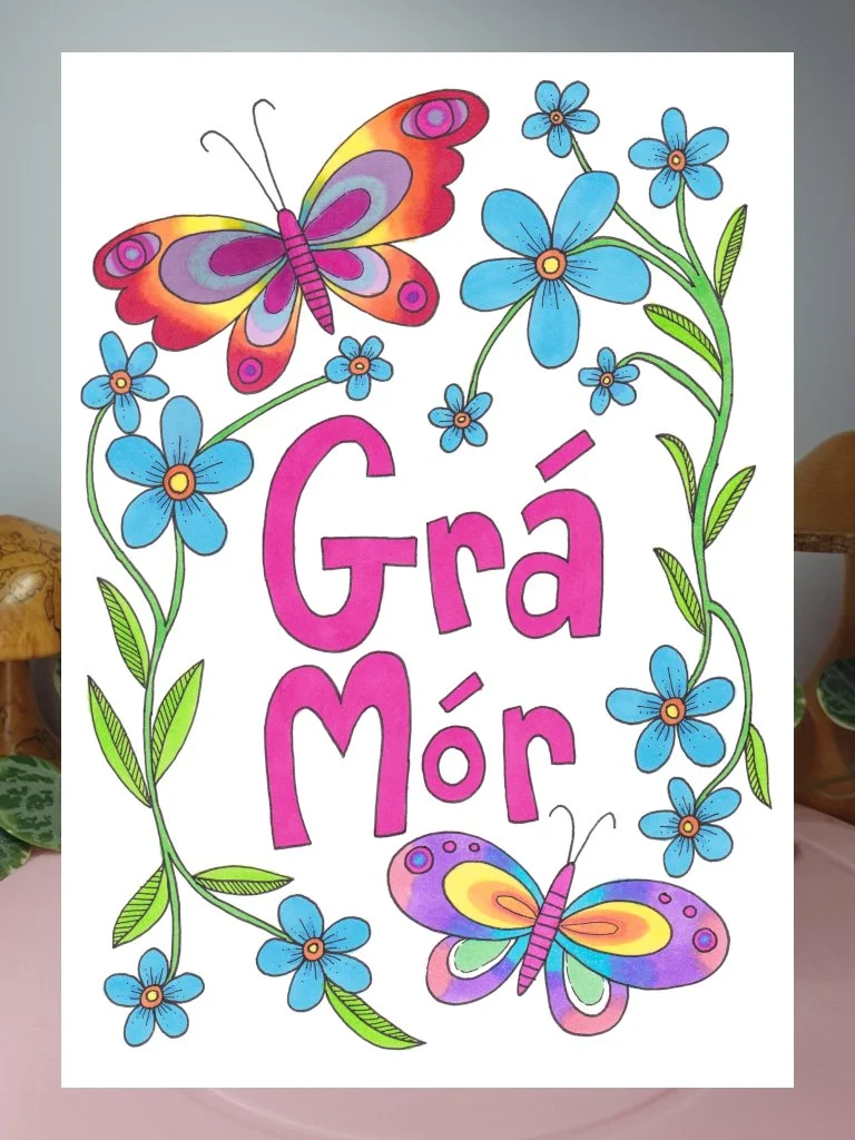 Grá Mór (Irish Big Love) Giclée Art Print