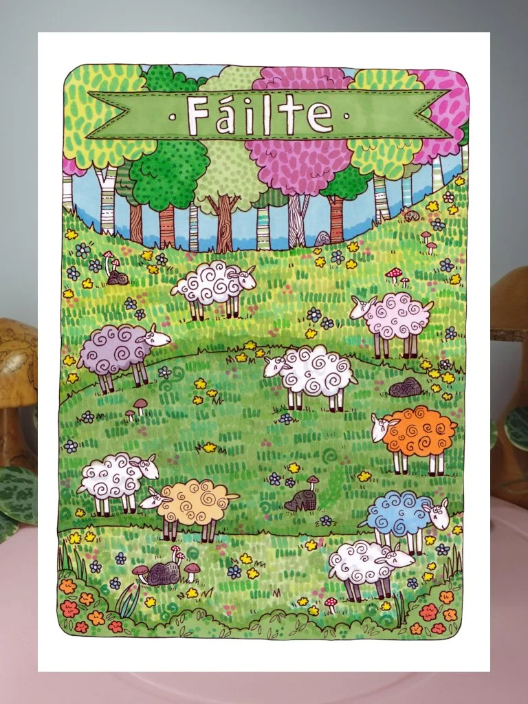 Fáilte (Irish Welcome) Giclée Art Print