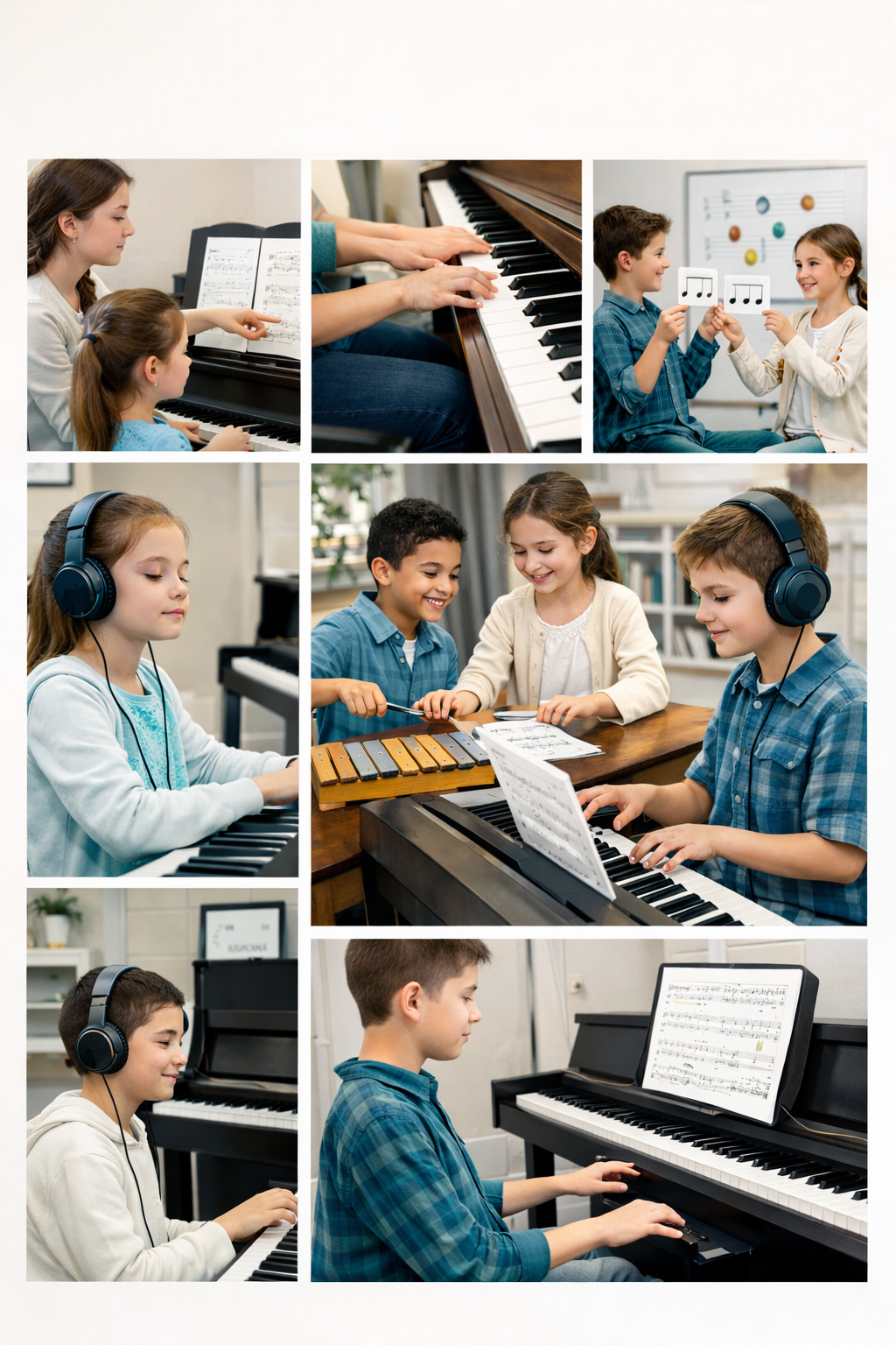 AI Ascend Piano Studio Prestissimo Group Lessons for Ages 9-15 Playing games and activities piano lessons in St Anthony Idaho
