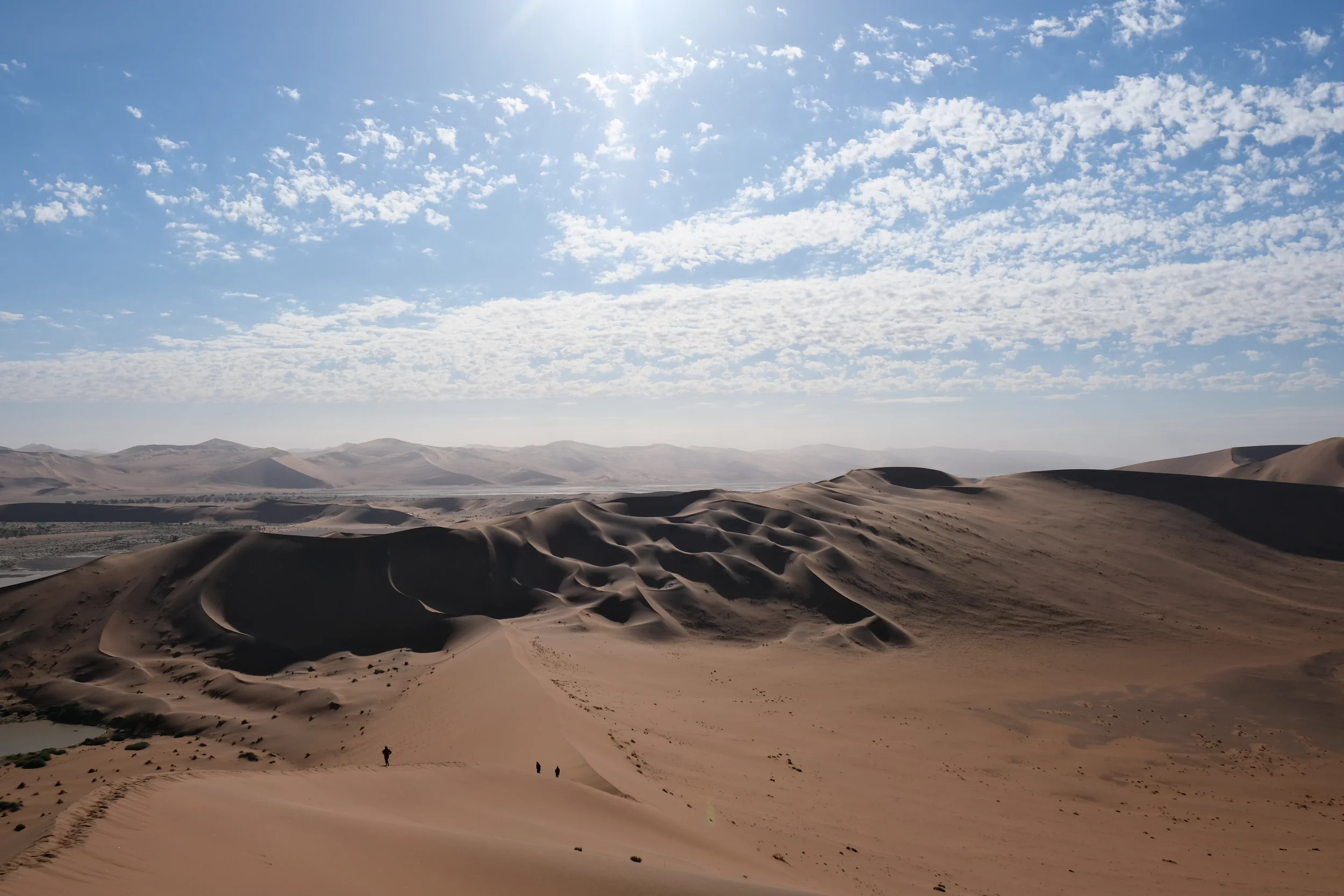 Sand dunes in Namibia