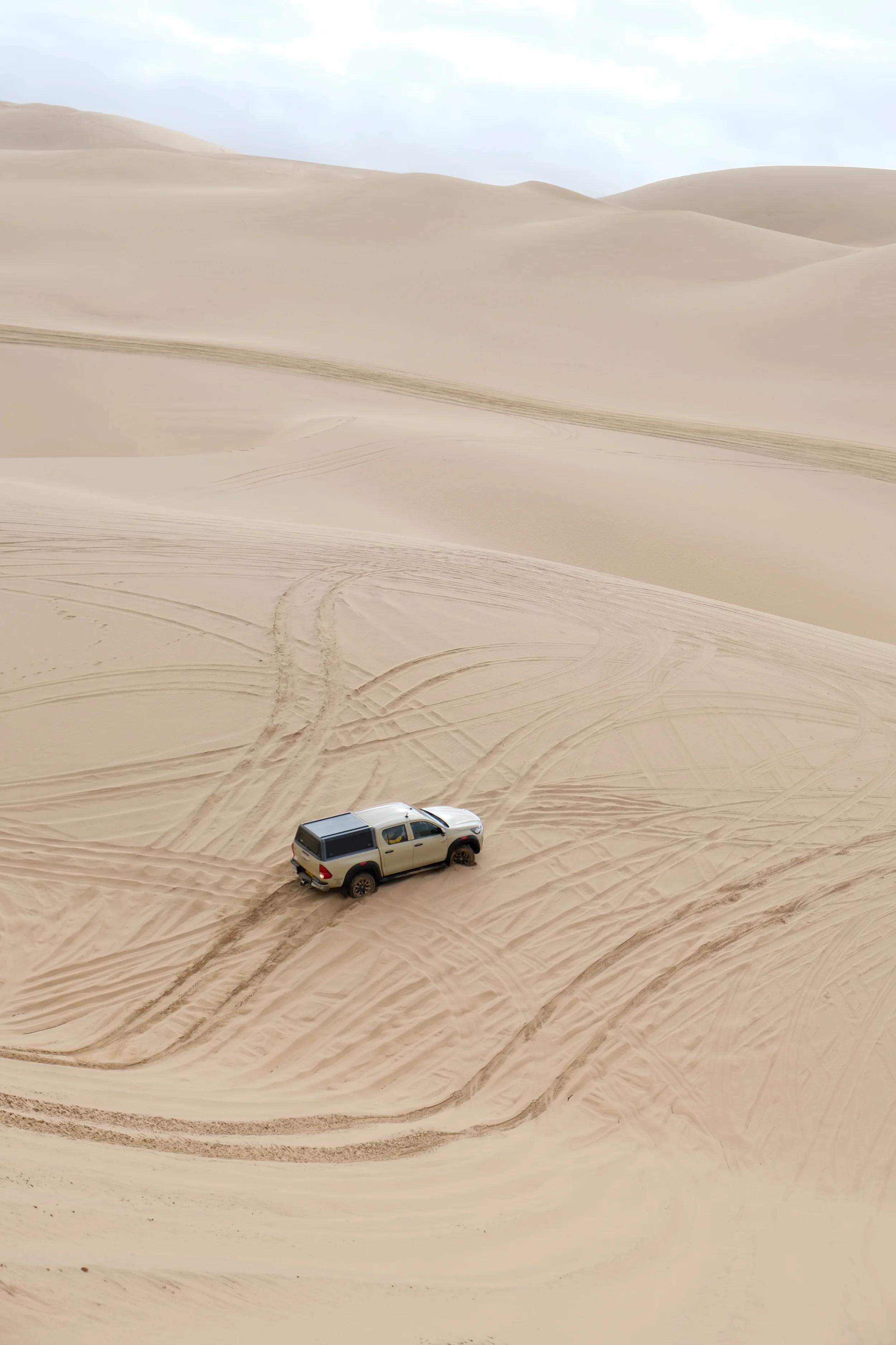 Dune driving in Namibia
