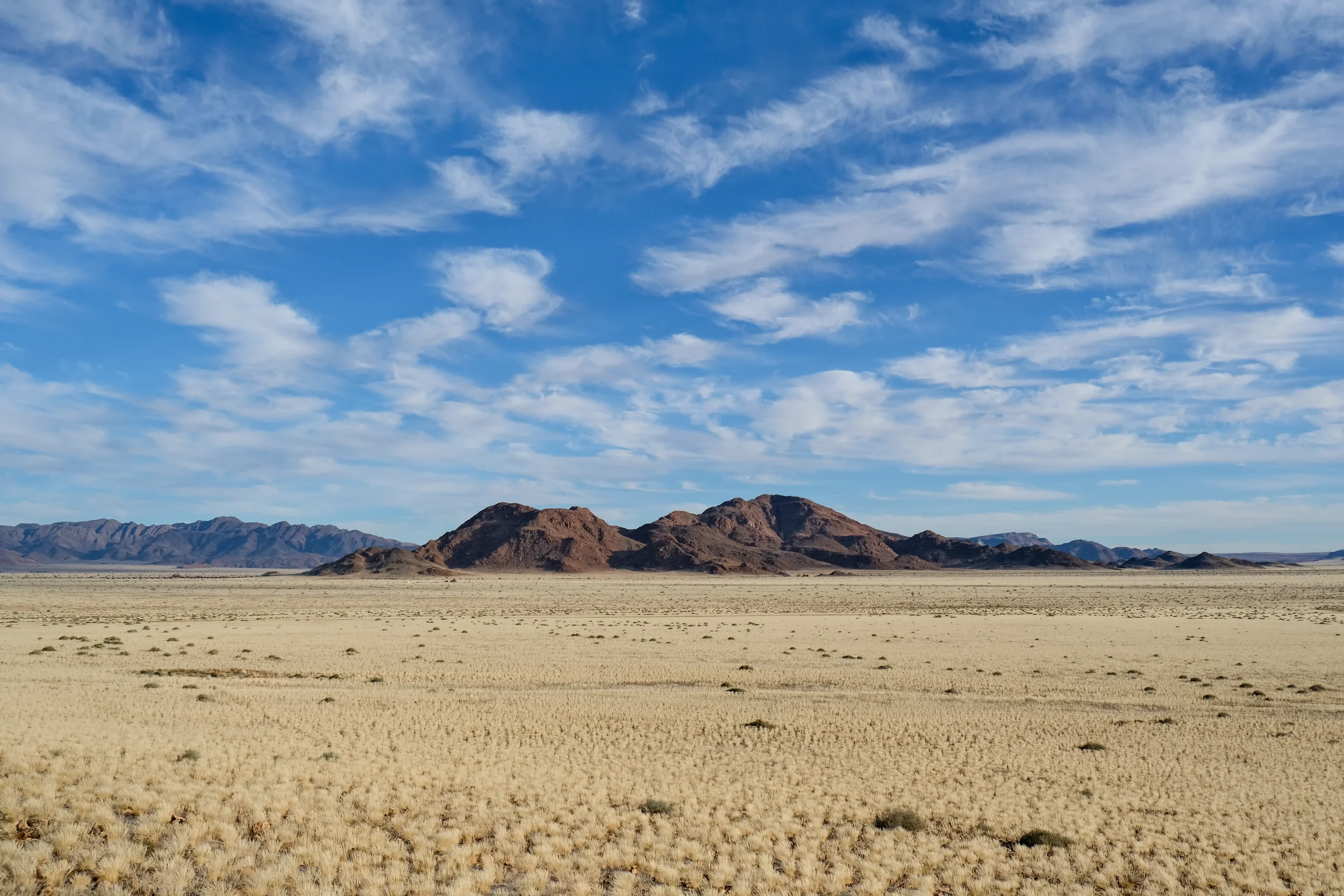 View from Desert Hills Lodge in Sesriem Namibia