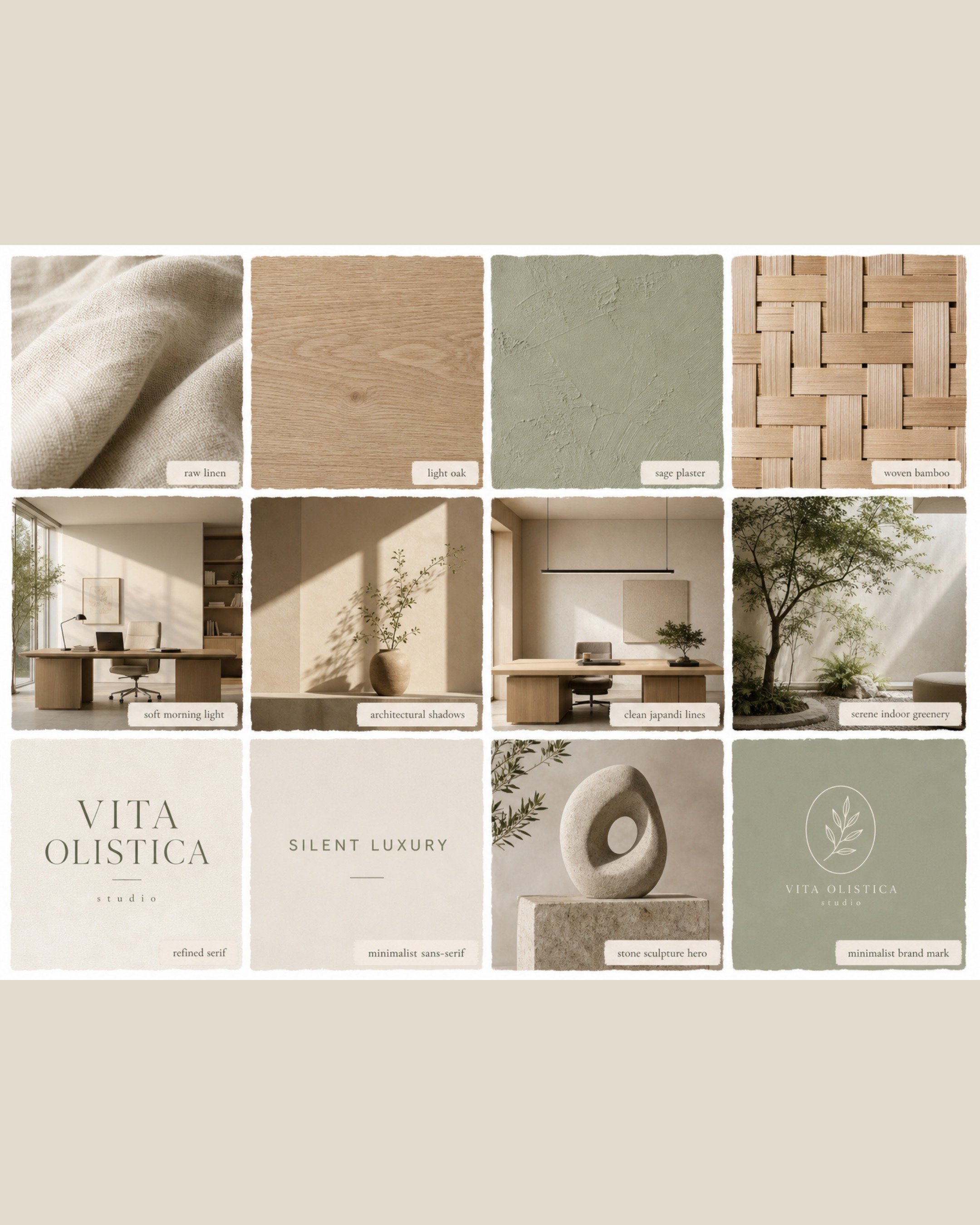 El verdadero lujo no grita; se siente en el silencio, en la pureza de los materiales y en la energ&iacute;a de un espacio en perfecto equilibrio🌿

Este es el universo visual y conceptual de Vita Olistica Studio. Una cuidada selecci&oacute;n de textu