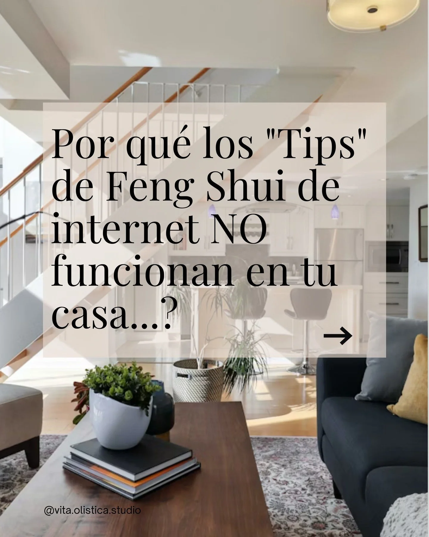 &iquest;Alguna vez moviste los muebles siguiendo un consejo de internet y sentiste que... no pas&oacute; nada? (O peor, sentiste el ambiente m&aacute;s pesado). 🫠👇

Esto pasa todo el tiempo y la raz&oacute;n es simple: el "Fast Feng Shui"