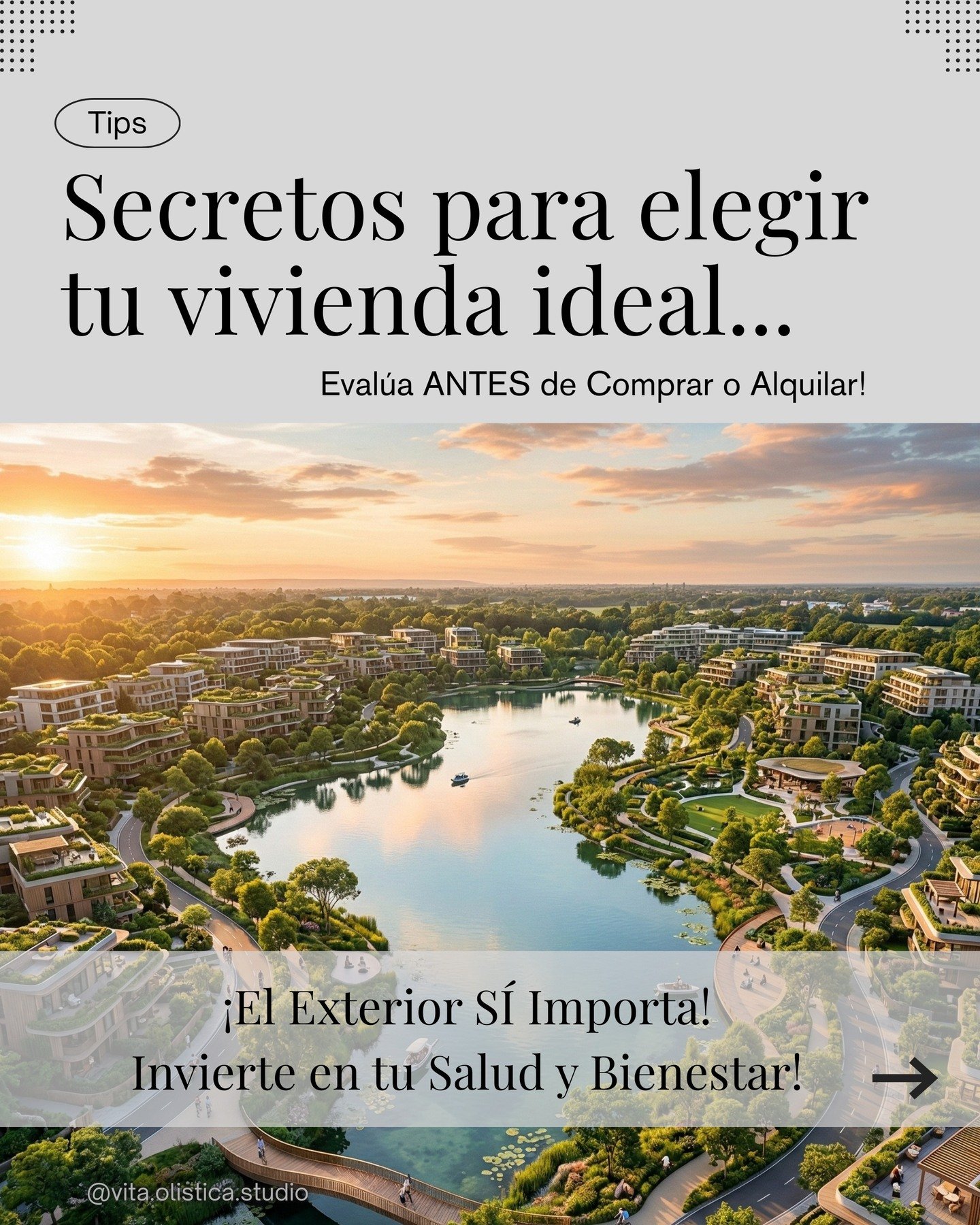 🛑 &iexcl;No firmes ese contrato de alquiler o compra sin antes revisar esto! 👇🏼

El error m&aacute;s com&uacute;n al buscar un nuevo hogar es enamorarnos de los acabados interiores y olvidarnos por completo de lo que rodea la vivienda. 🏡✨

Como d