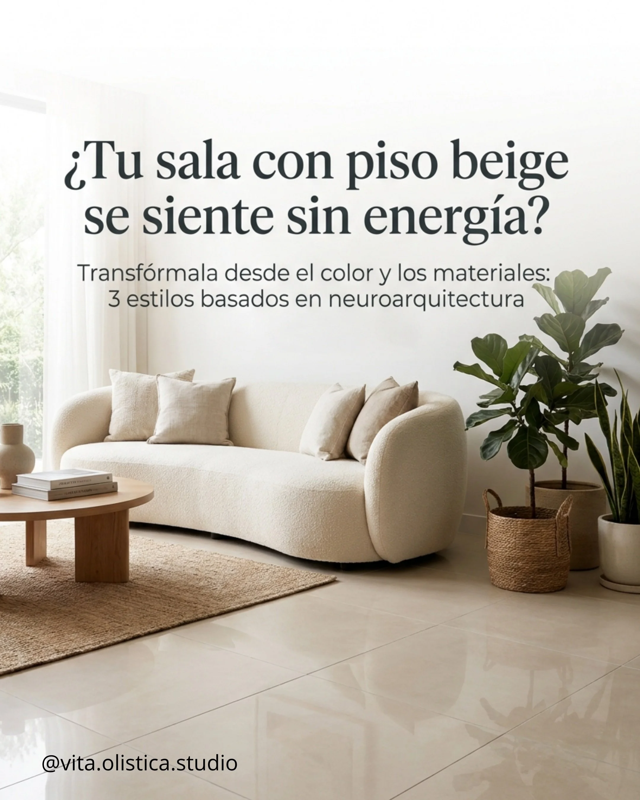 &iquest;Tu sala tiene piso de porcelanato beige y sientes que el espacio se percibe pesado, apagado o sin vida?

Casi siempre pensamos que la soluci&oacute;n es reemplazar el revestimiento, pero en realidad el secreto est&aacute; en c&oacute;mo lo ac