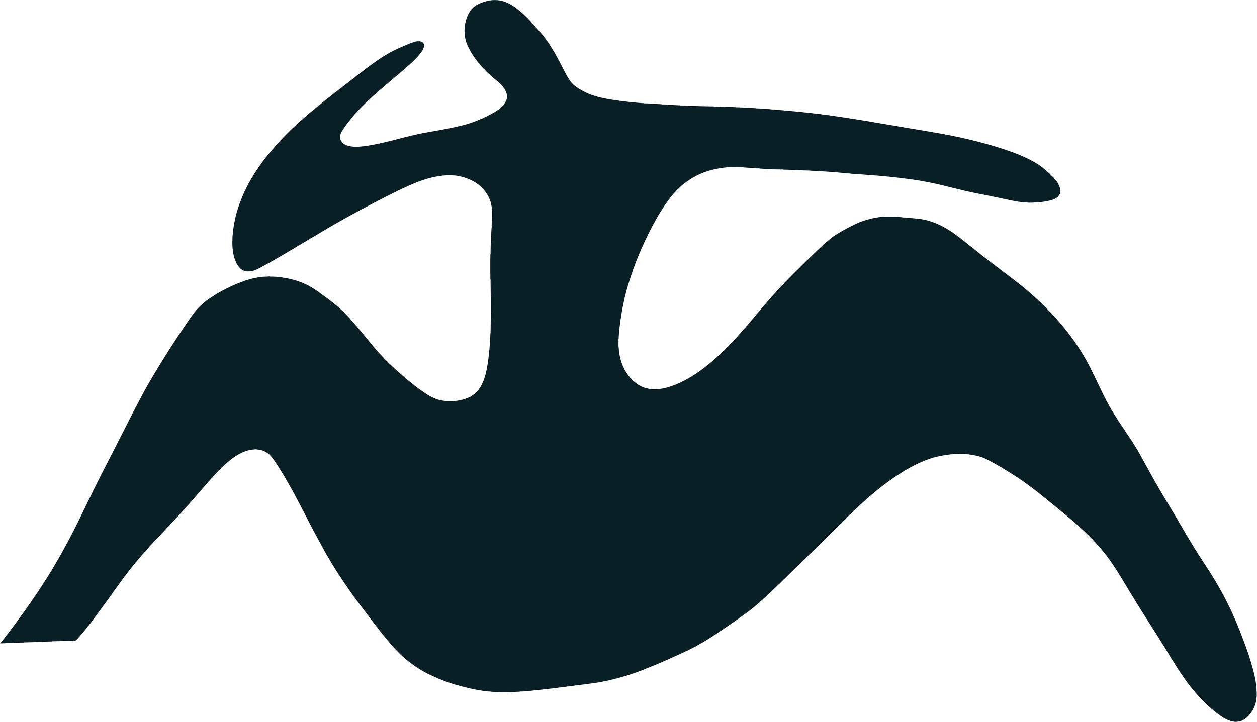 A dark silhouette of a person sitting and moving