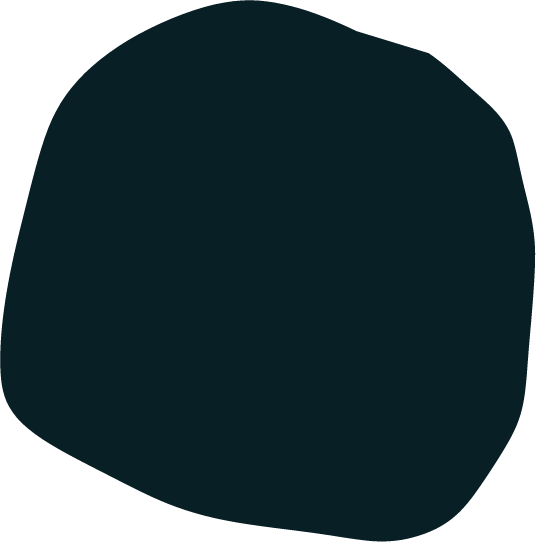 A simple, solid dark-colored circle.
