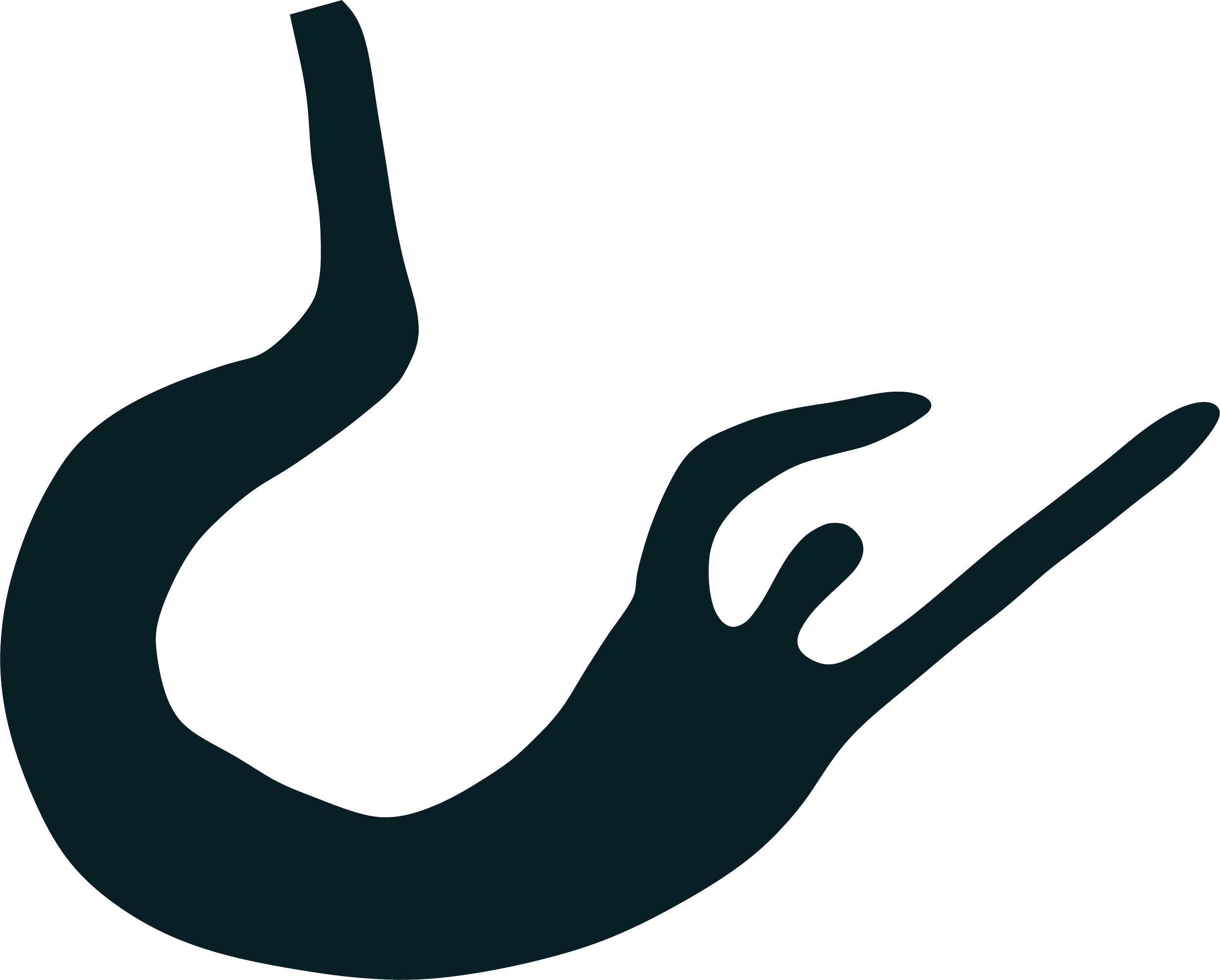 Dark abstract illustration of a person lying on their back.