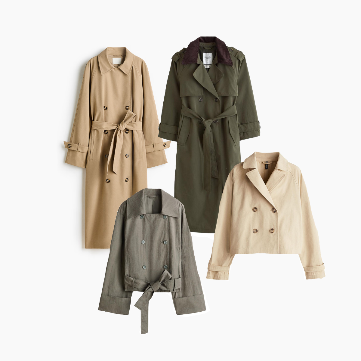 Affordable trench coats under $85