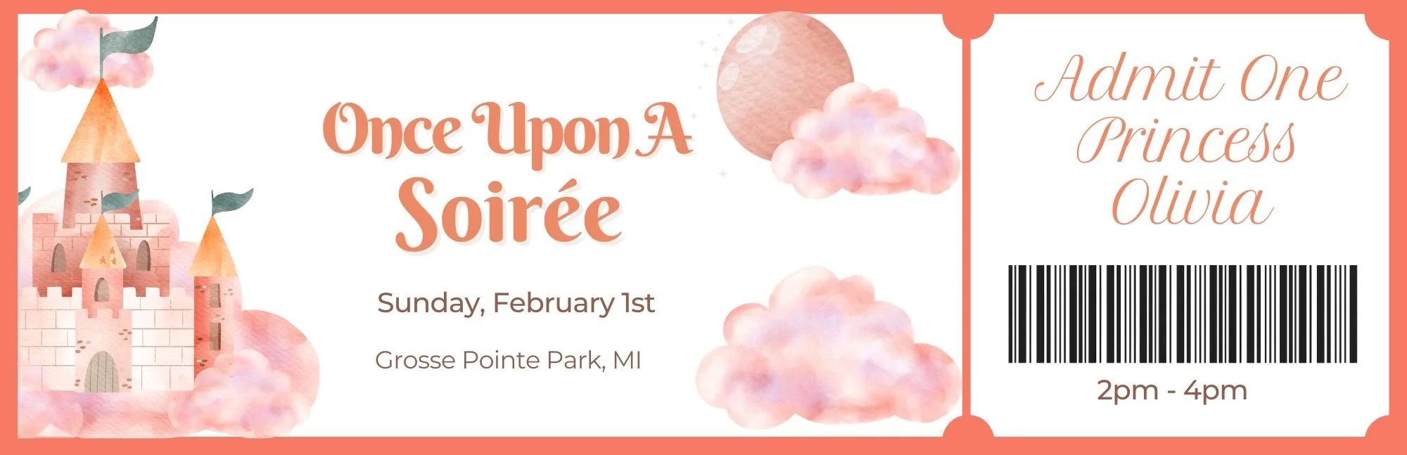 Printed Customized Ticket