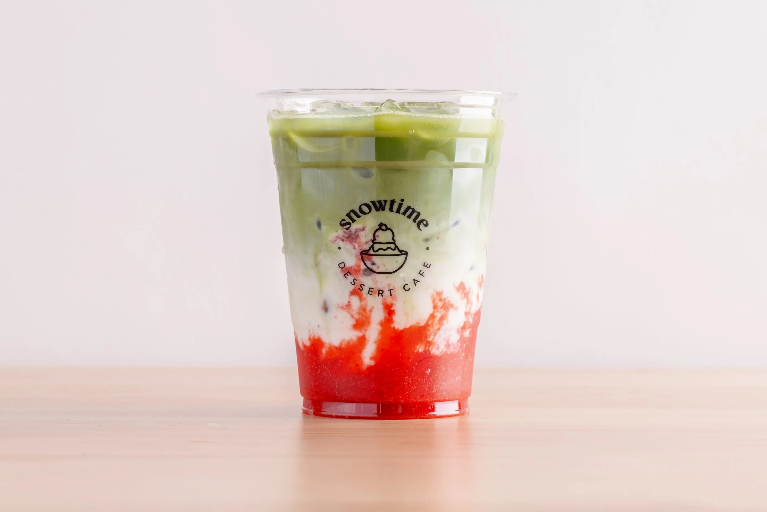 STRAWBERRY MATCHA LATTE