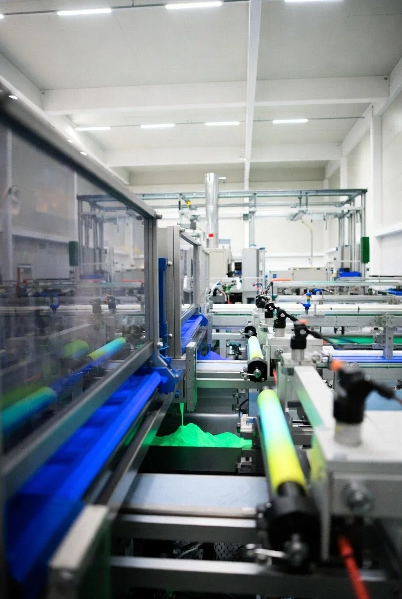 Process de fabrication en continu de revêtements lumineux dans l’usine Edgering