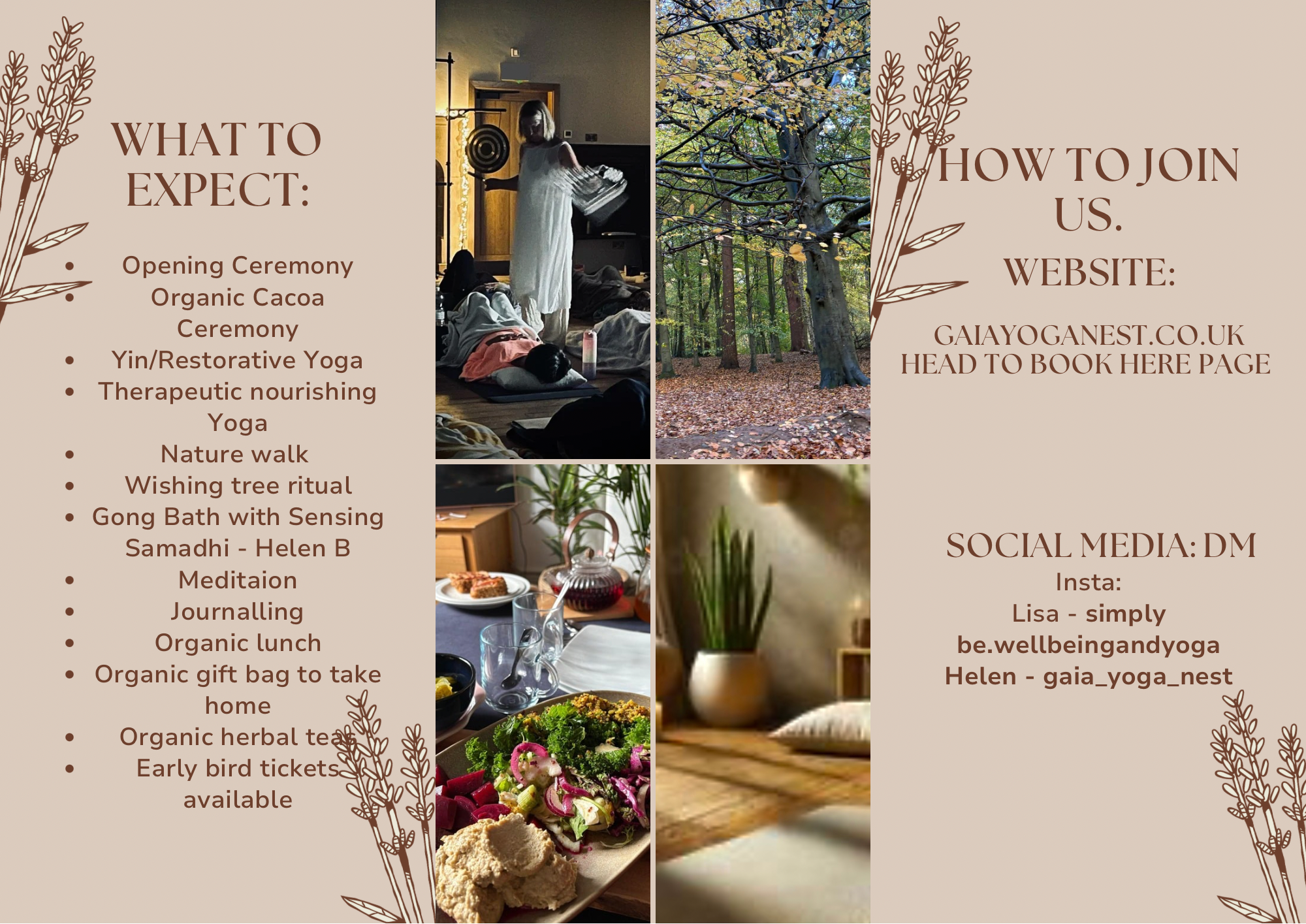 Brown Floral Massage Retreat Trifold Brochure - 2.png