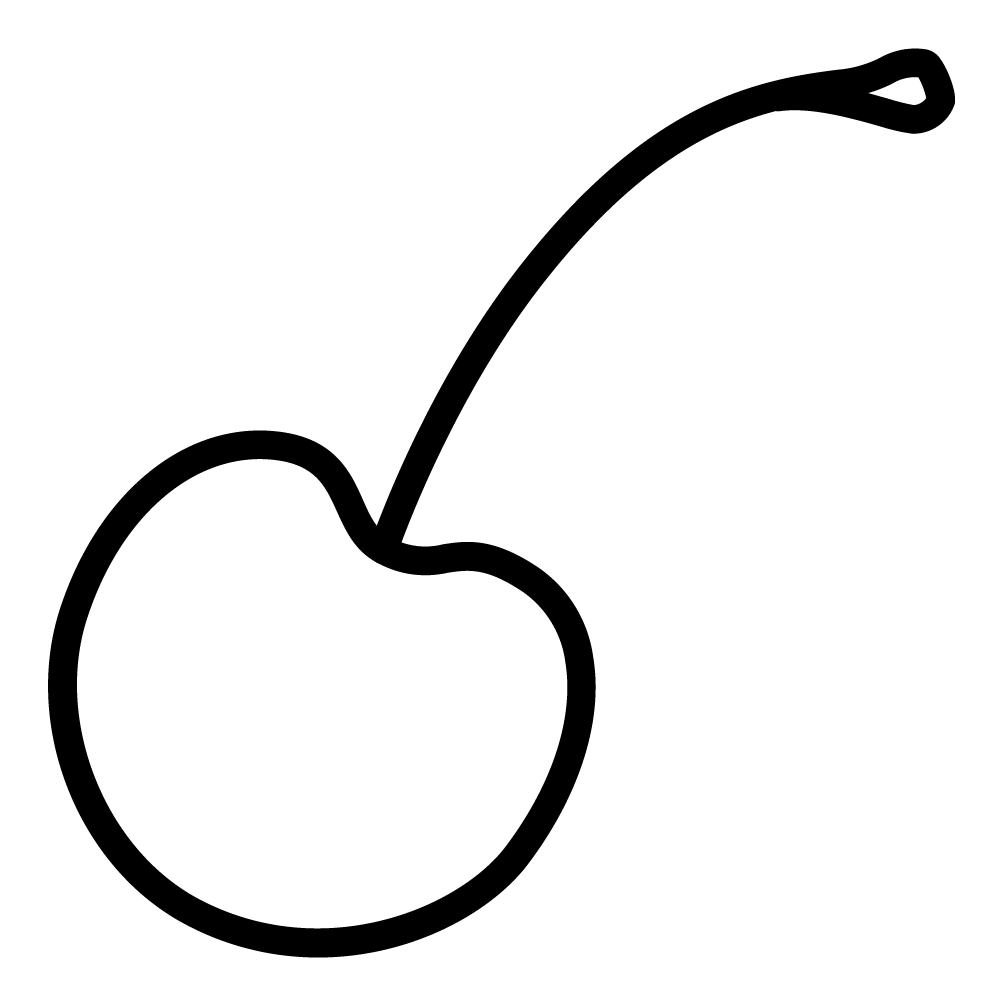 Illustration of black cherry, the ECBG brand mark