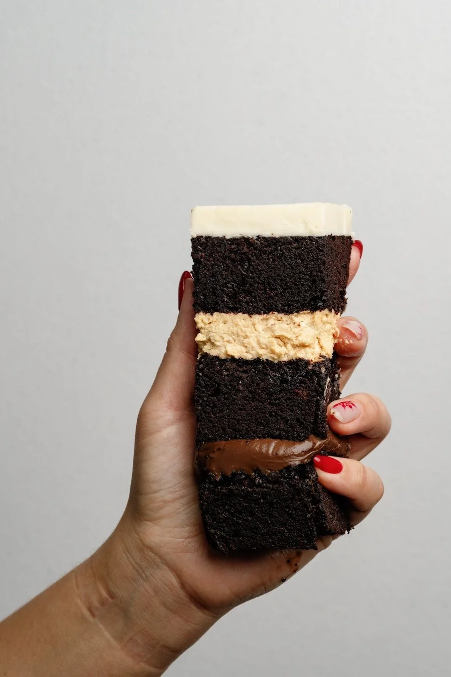 chocolate cake with cream cheese frosting