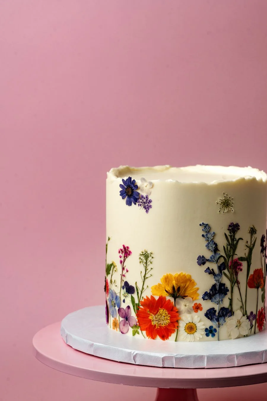 floral birthday cake / flower birthday cake