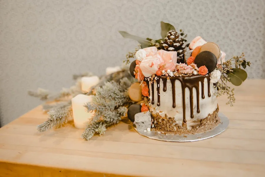 how manay people does an 8-in cake feed? a small decorated cake