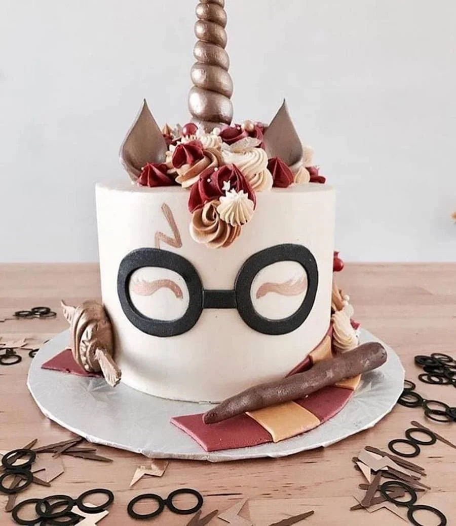 unicorn cake / unicorn cake ideas - Harry Potter unicorn cake