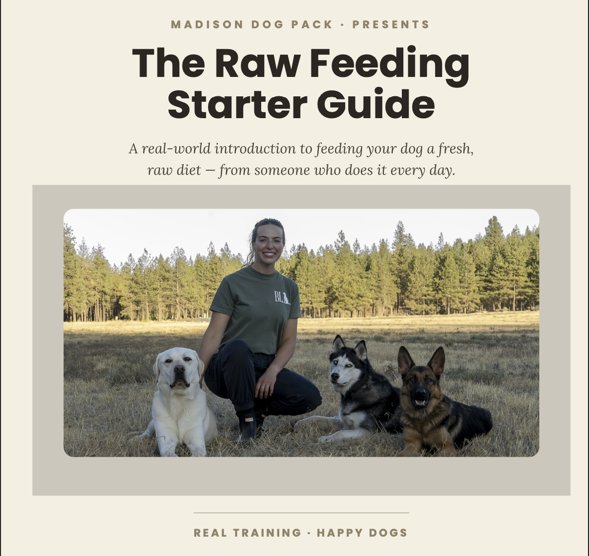 The Raw Feeding Starter Guide