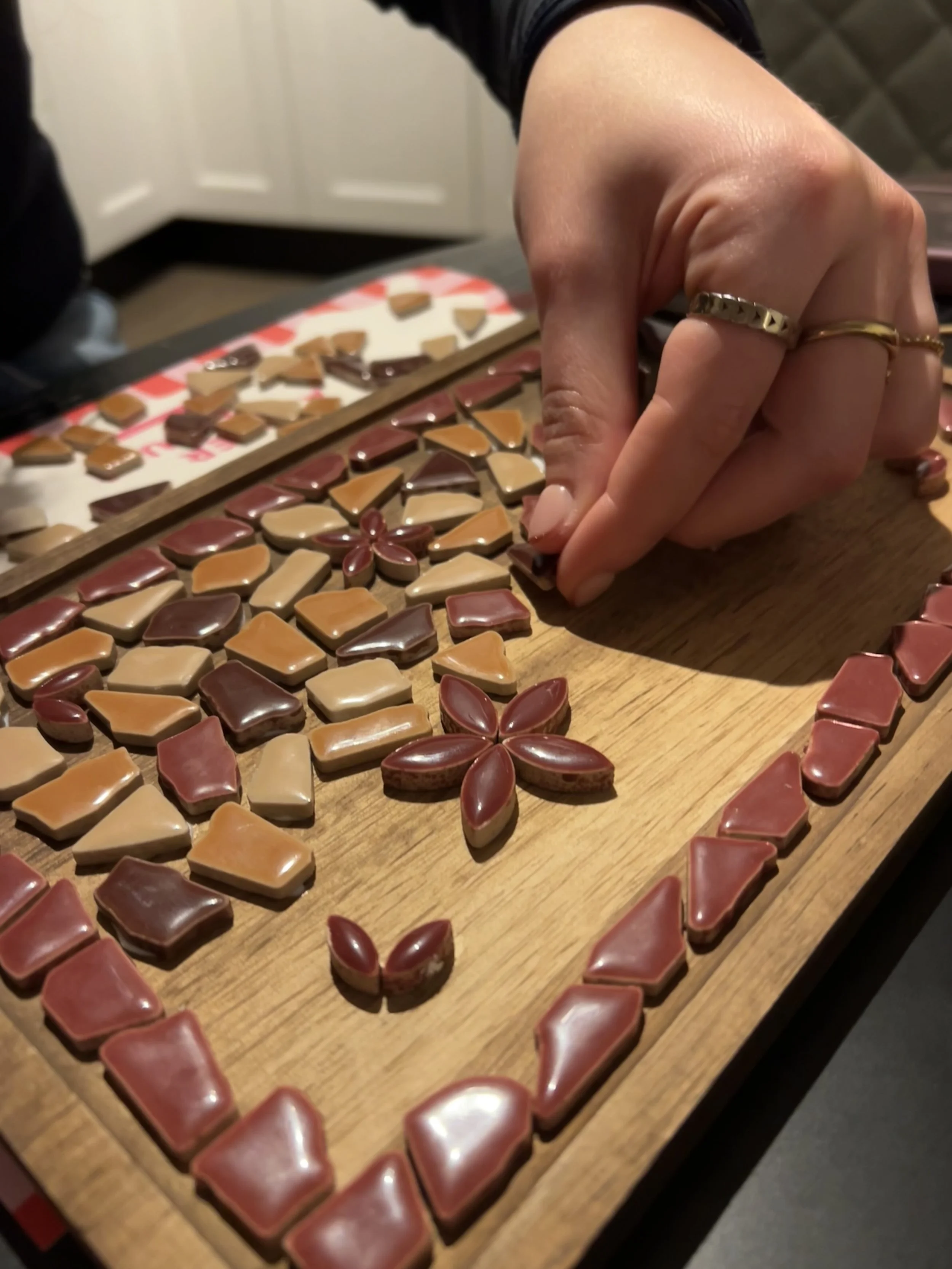 Atelier Fleuré - Borrelplank mozaïeken 1