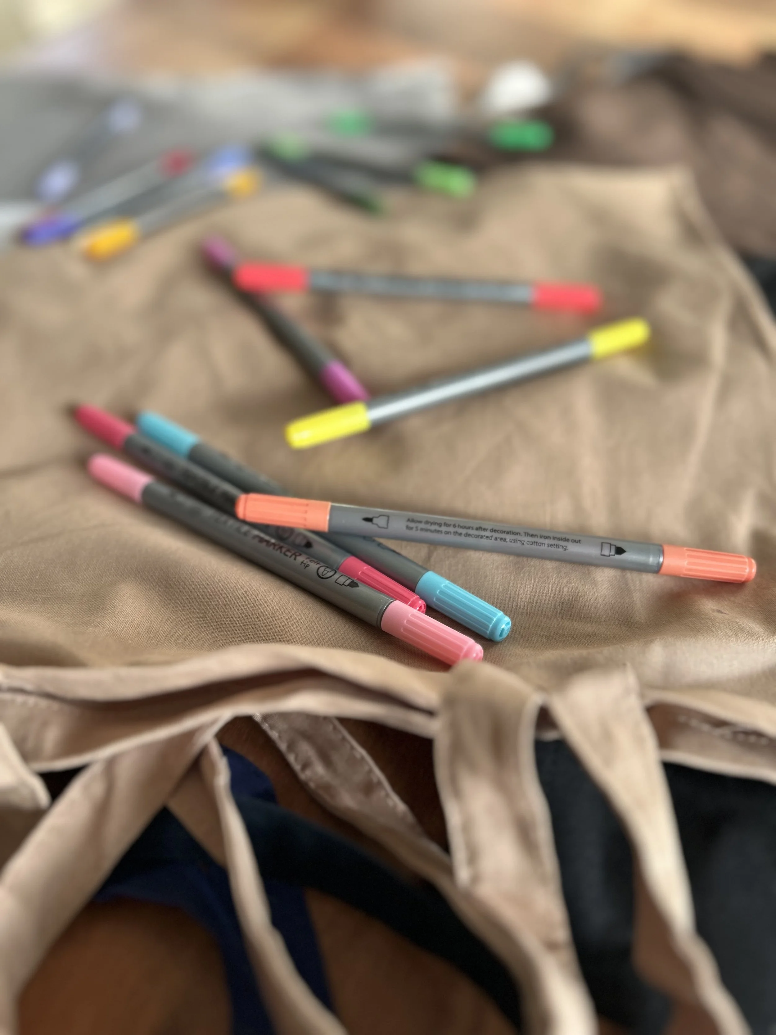 Atelier Fleure - Atelier aan tafel - Tote bag versieren