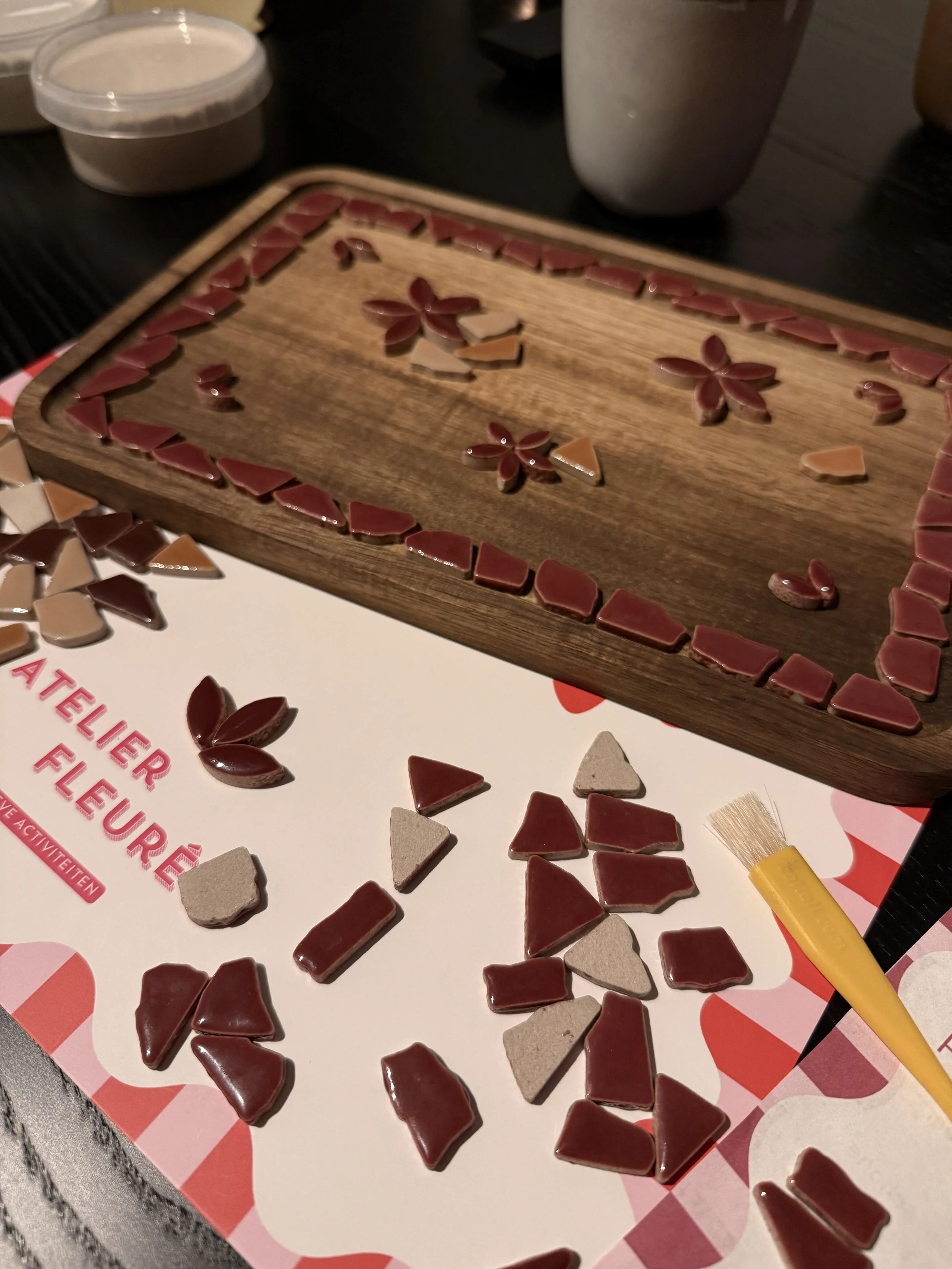 Atelier Fleure - Borrelplank mozaieken 2