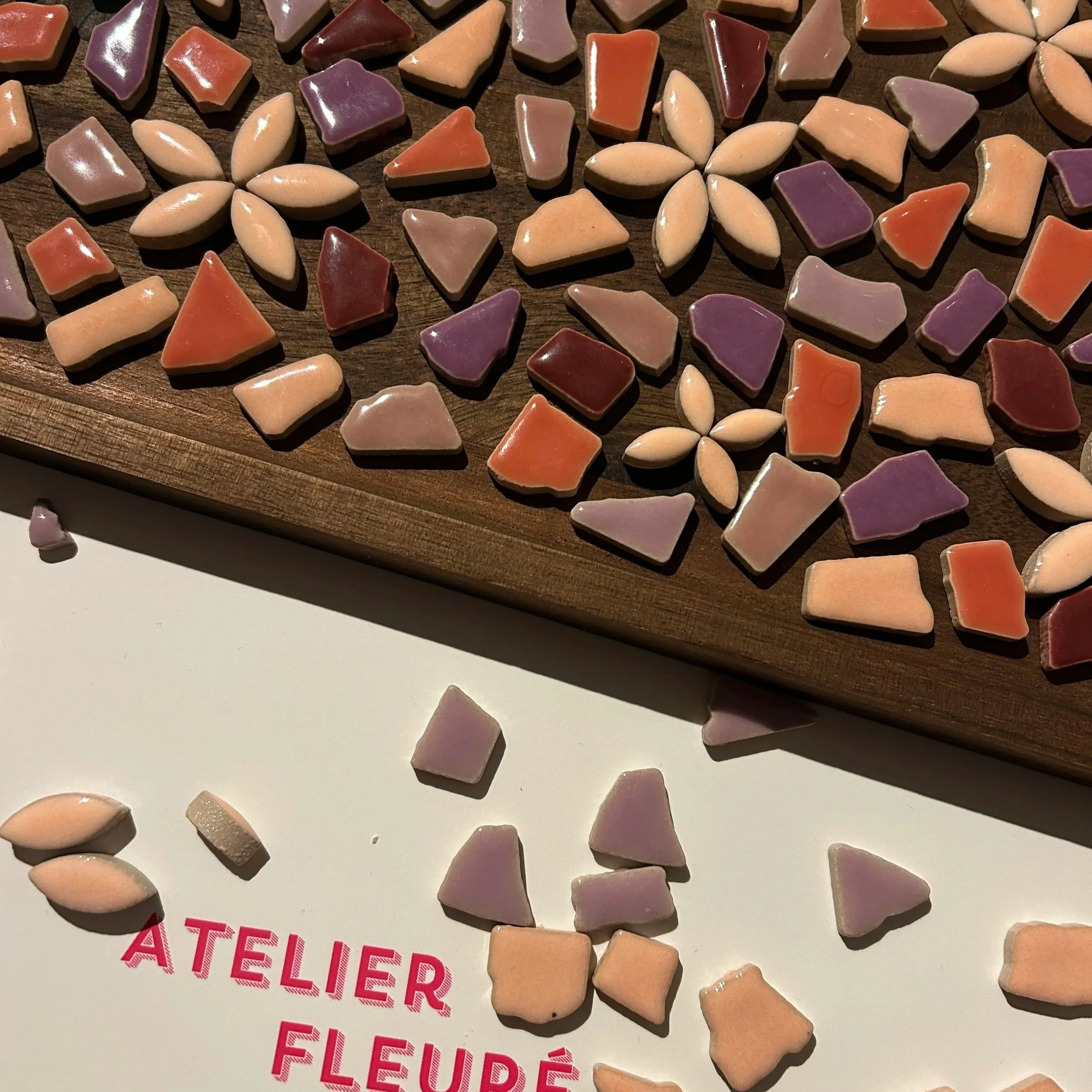 Atelier Fleure - Borrelplank mozaïeken