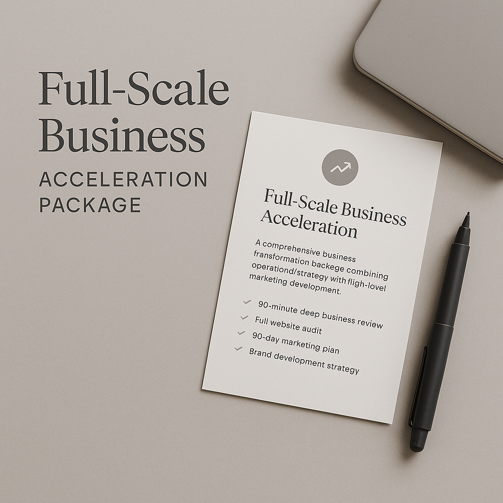 Full-Scale Business Acceleration Package