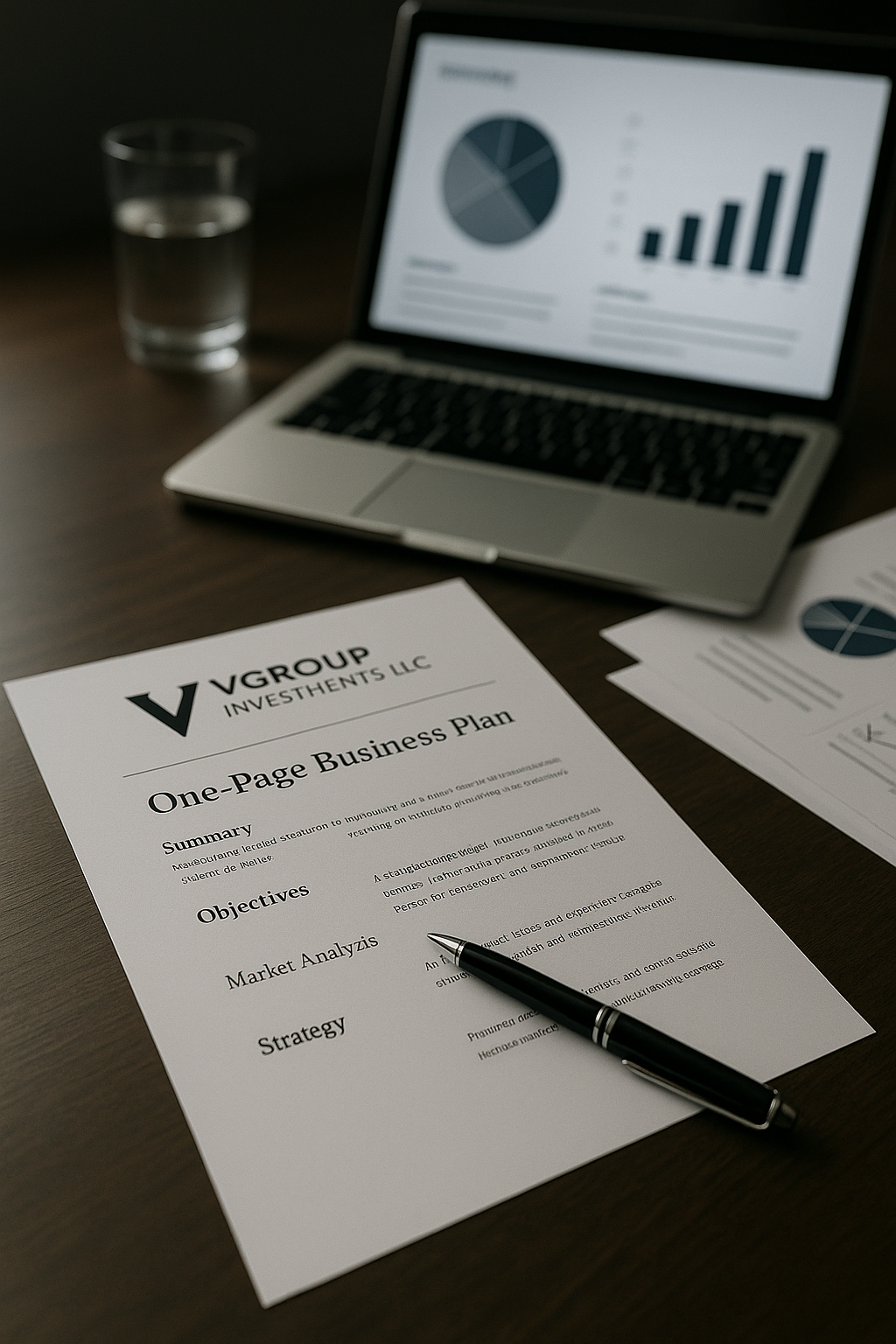 One Page Business Plan