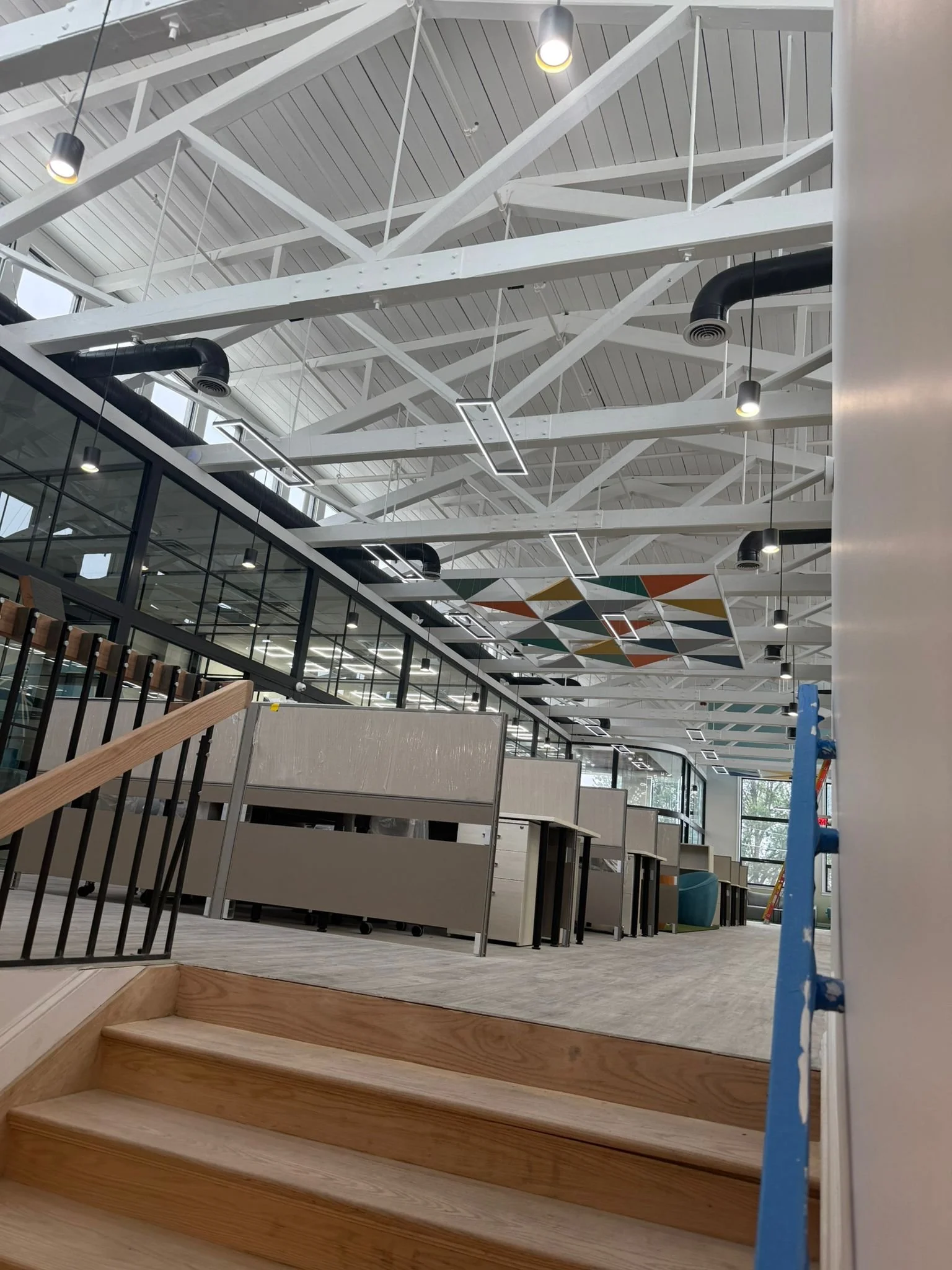 Business sign for Joe's Heating & Air HVAC contractor NJ Spiral duct custom