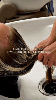 Blonding service result at The Loft Salon Bel Air