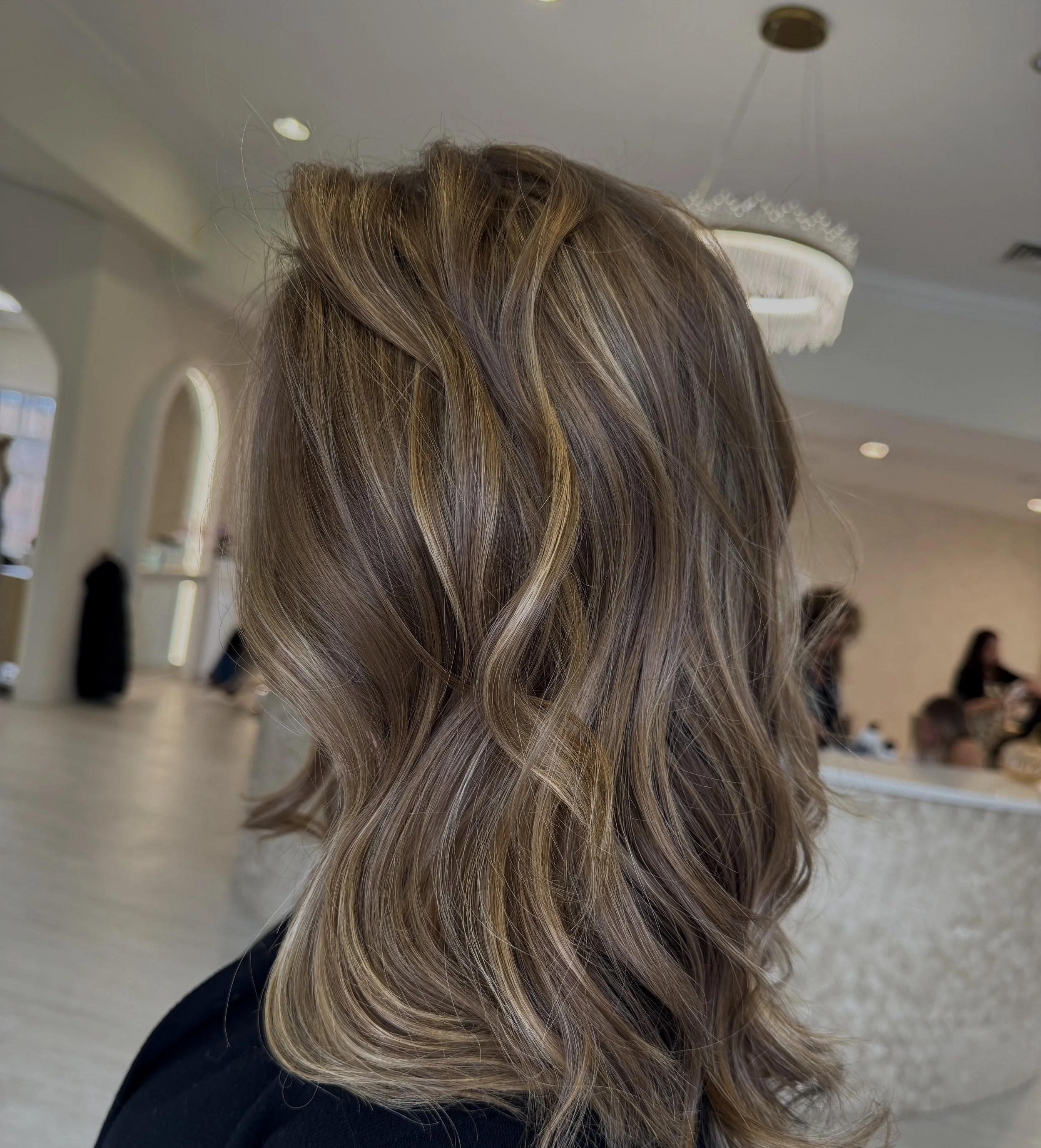 Hair gloss and shine result at The Loft Salon Bel Air