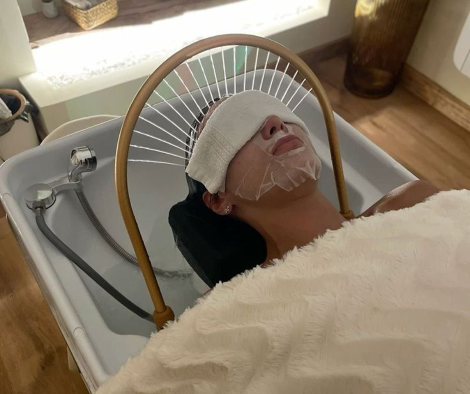 Japanese-style head spa experience at The Loft