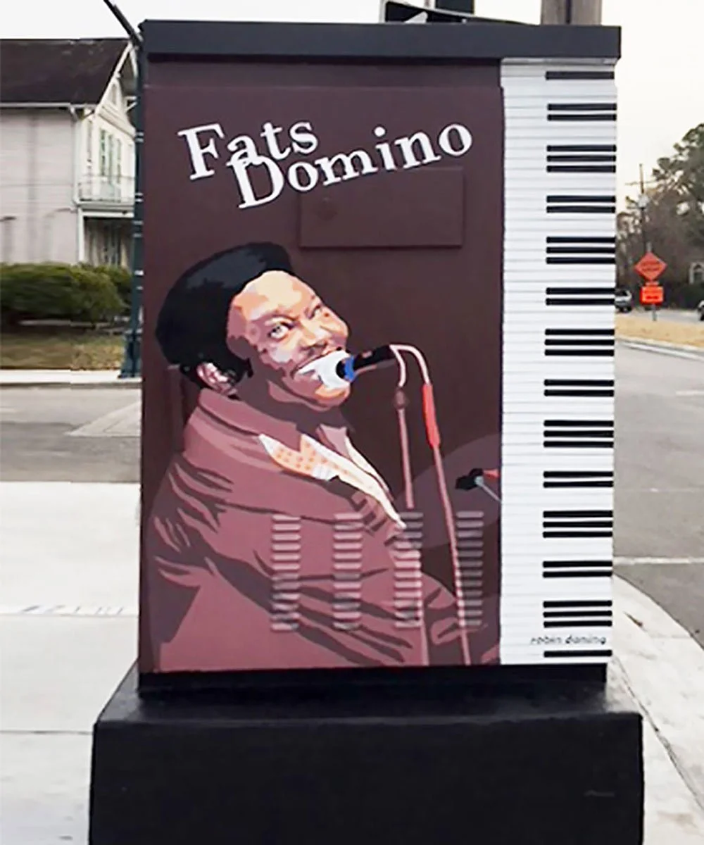 fats  domino, jefferson ave & freret