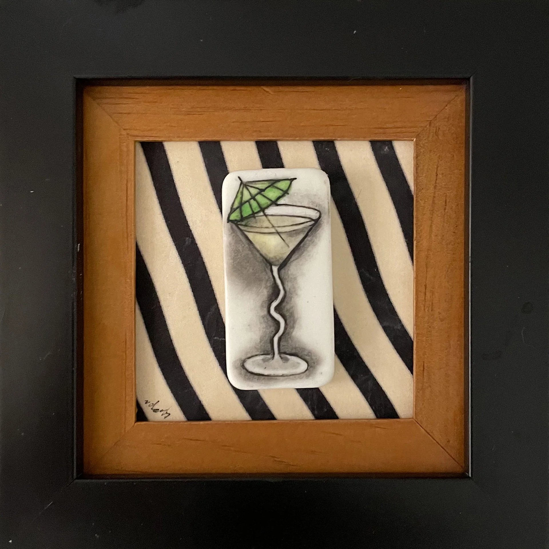 martini with umbrella